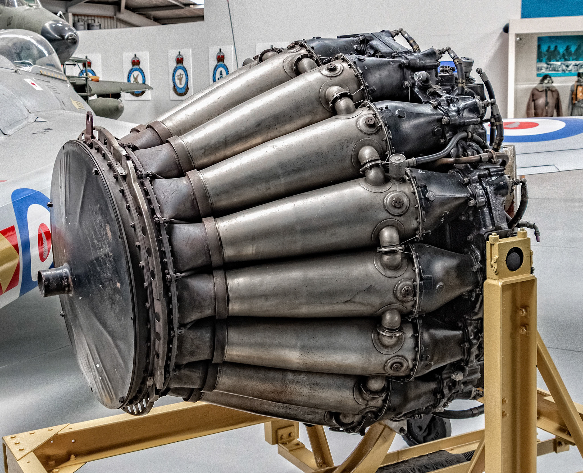 De Havilland Goblin on display at Warbirds and Wheels in Wanaka, New Zealand