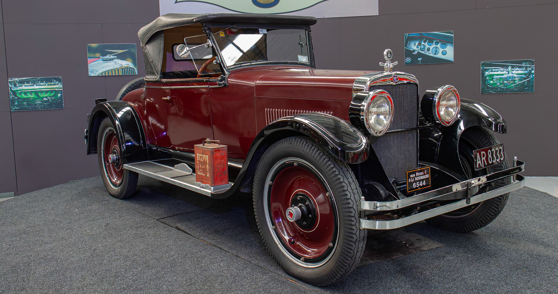 1924 Model C Rickenbacker on display at Warbirds and Wheels in Wanaka, New Zealand