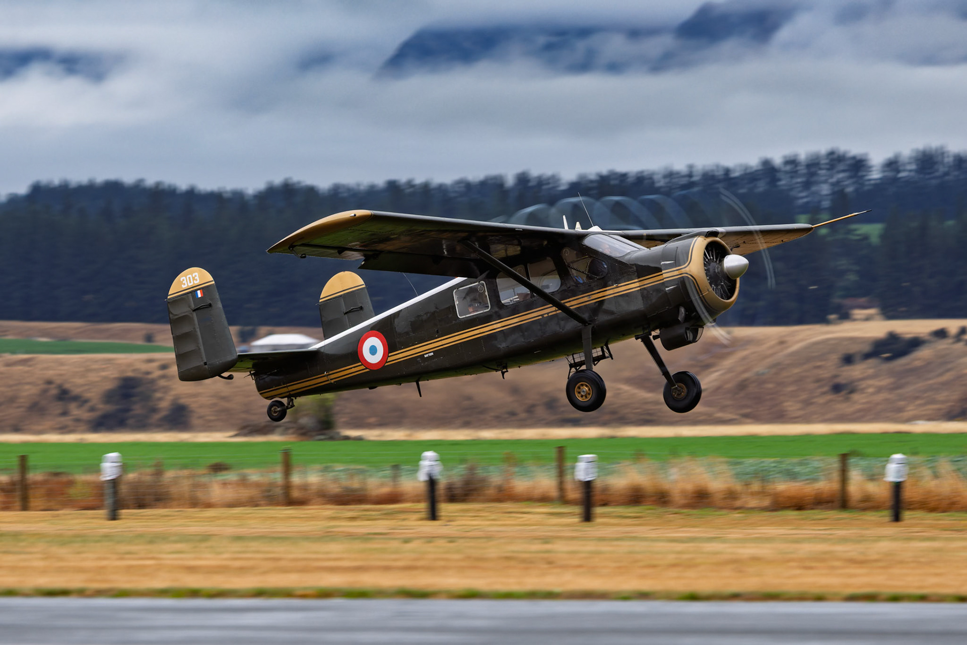 Broussard [ZK-OUI] on display at Warbirds over Wanaka, New Zealand