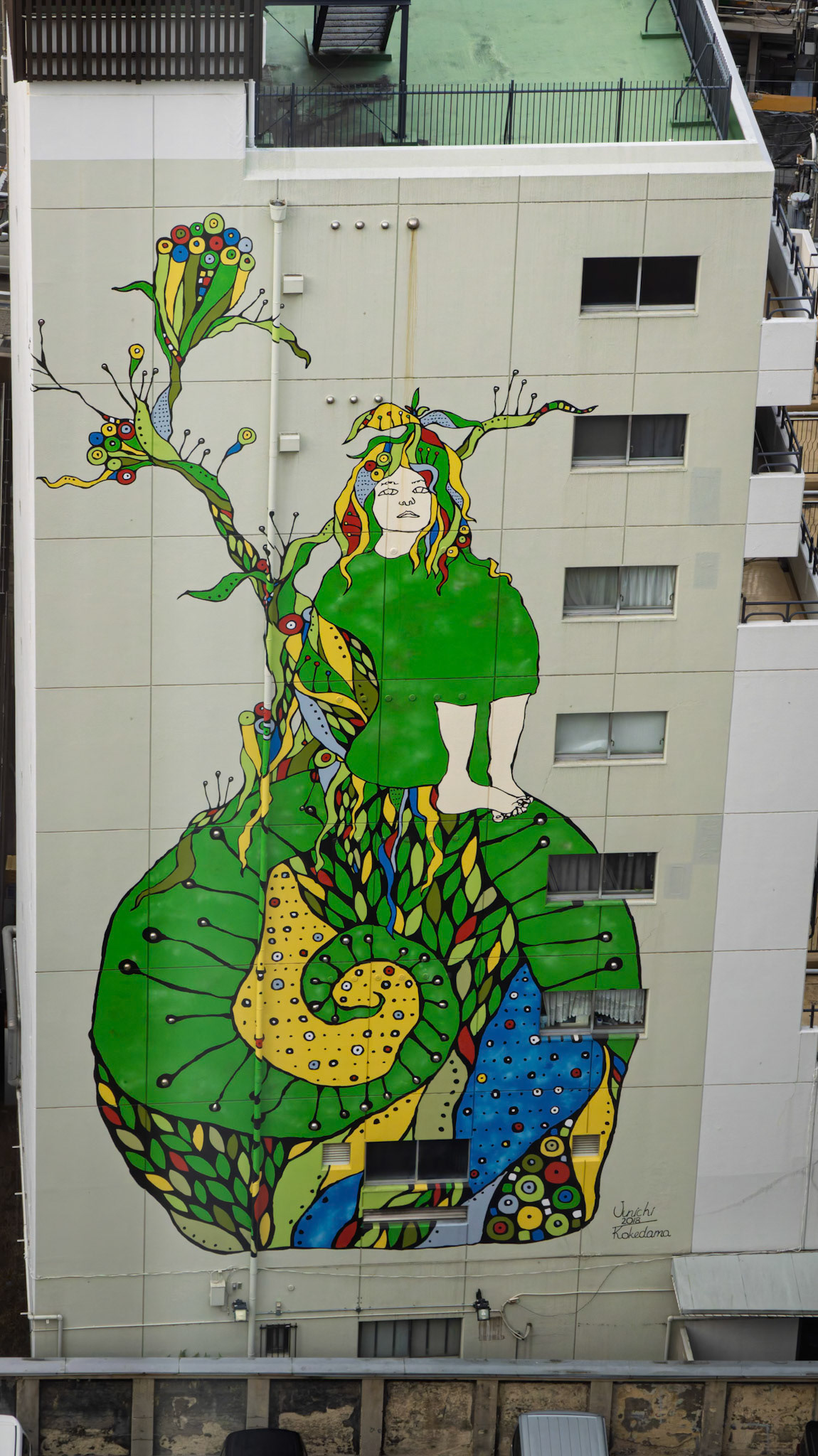 Street Art in the heart of Osaka, Japan