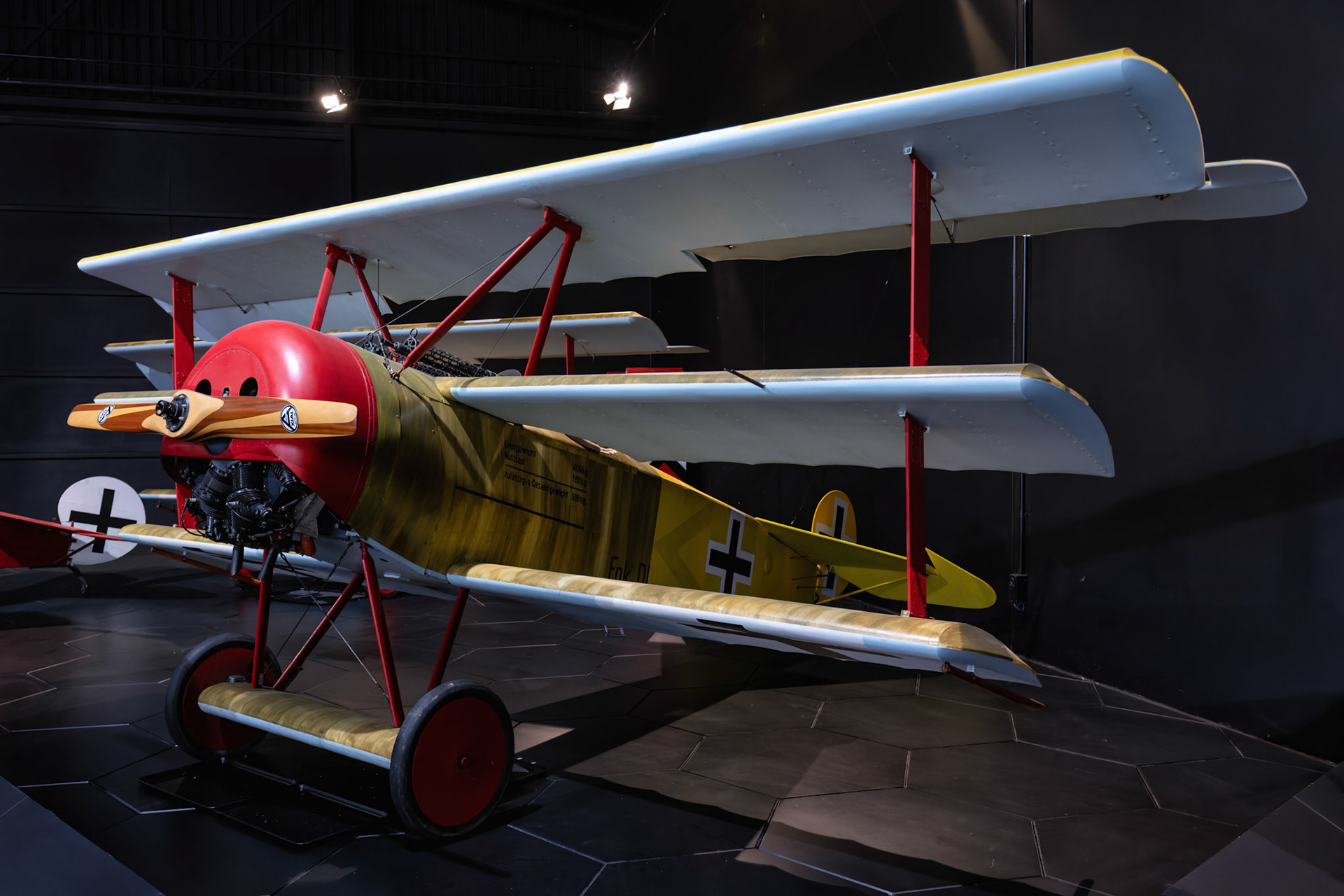 Fokker Dr.1 Triplane at Omaka Aviation Heritage Centre in Blenheim, New Zealand