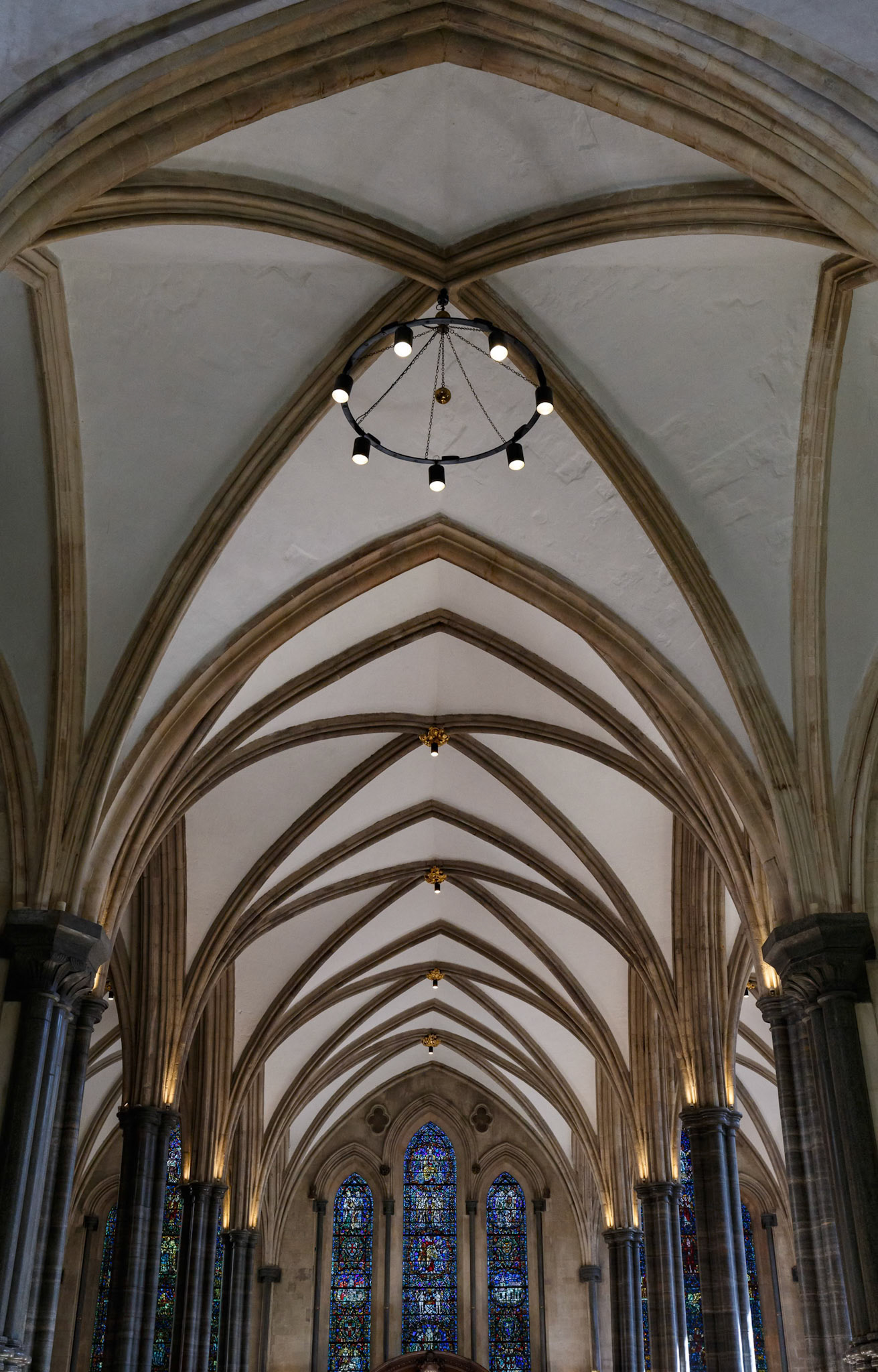 Inside the Temple Church in London, England