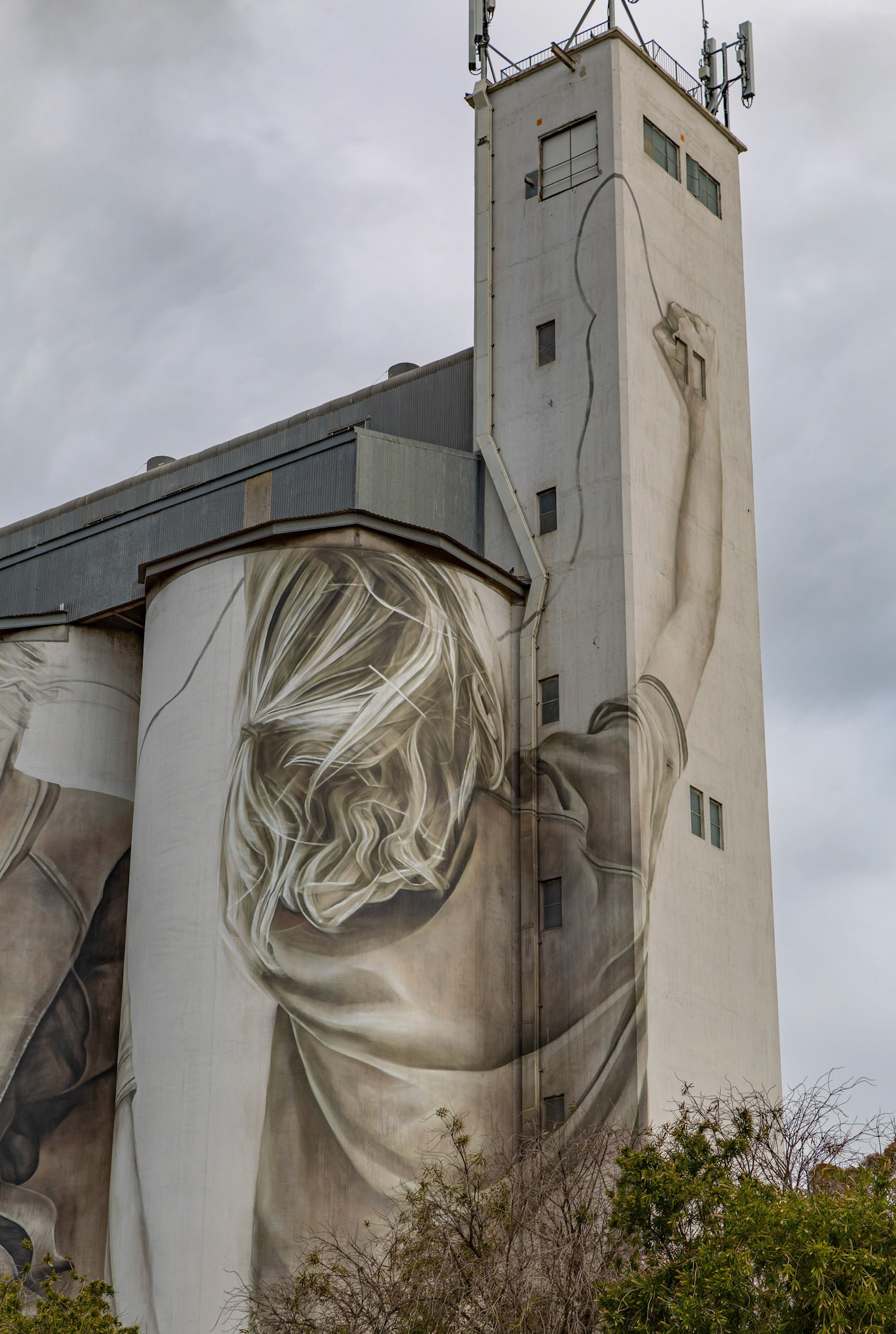 Coonalpyn Silo Mural in Coonalpyn, South Australia, Australia