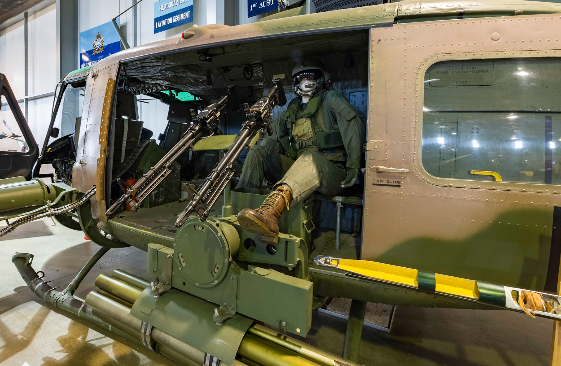 Iroquois UH-1H on display at the Museum of Australian Army Flying in Oakey, Australia