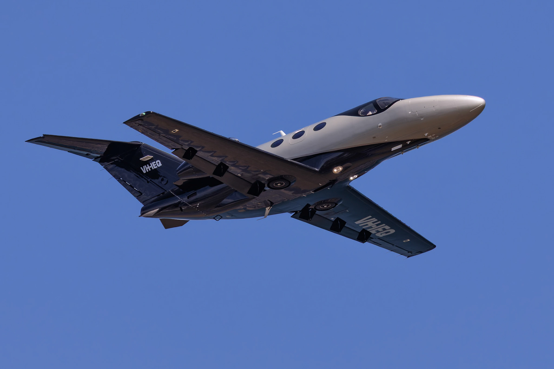 Navair Cessna Citation Mustang [VH-IEQ] Departing to Mudgee from the Sheps Mound, Sydney Airport, Australia