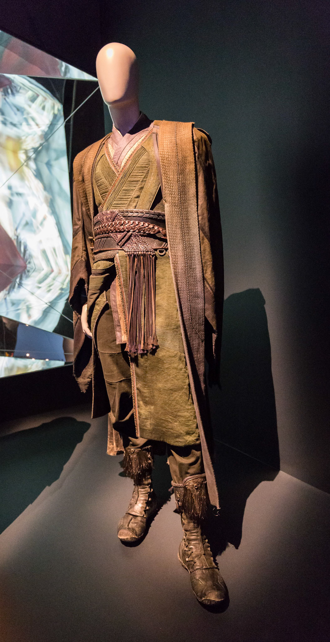 Mordo custome display at GOMA for the Marvel Exhibition, Brisbane