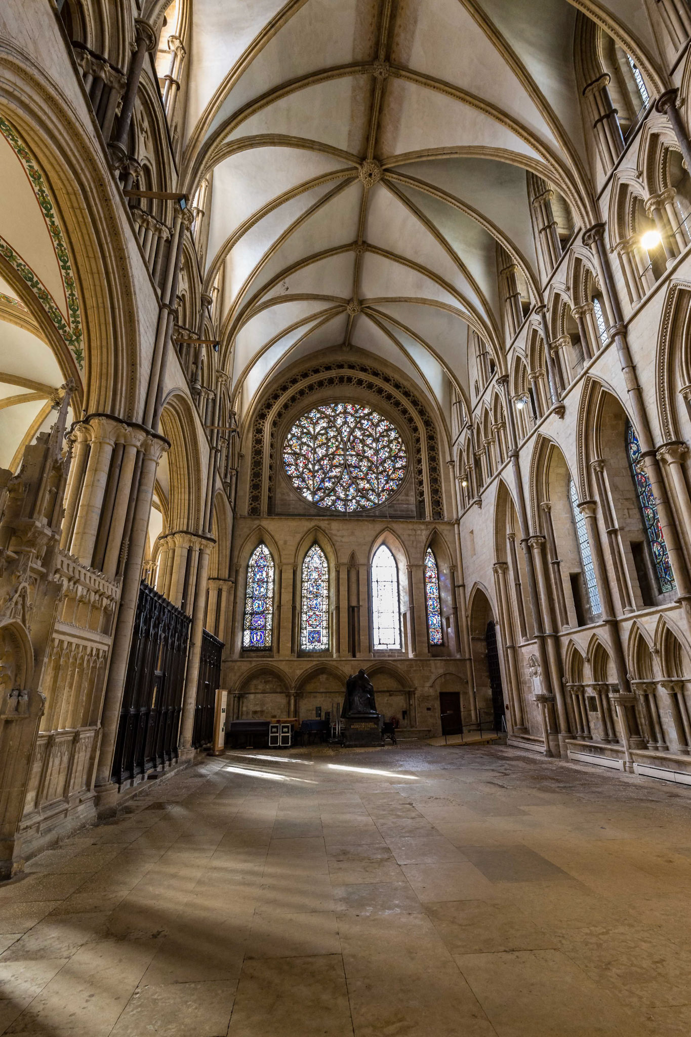 Inside Lincoln Cathedral, England