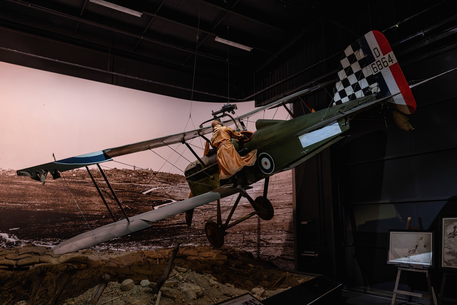 Royal Aircraft Factory RE5a at Omaka Aviation Heritage Centre in Blenheim, New Zealand