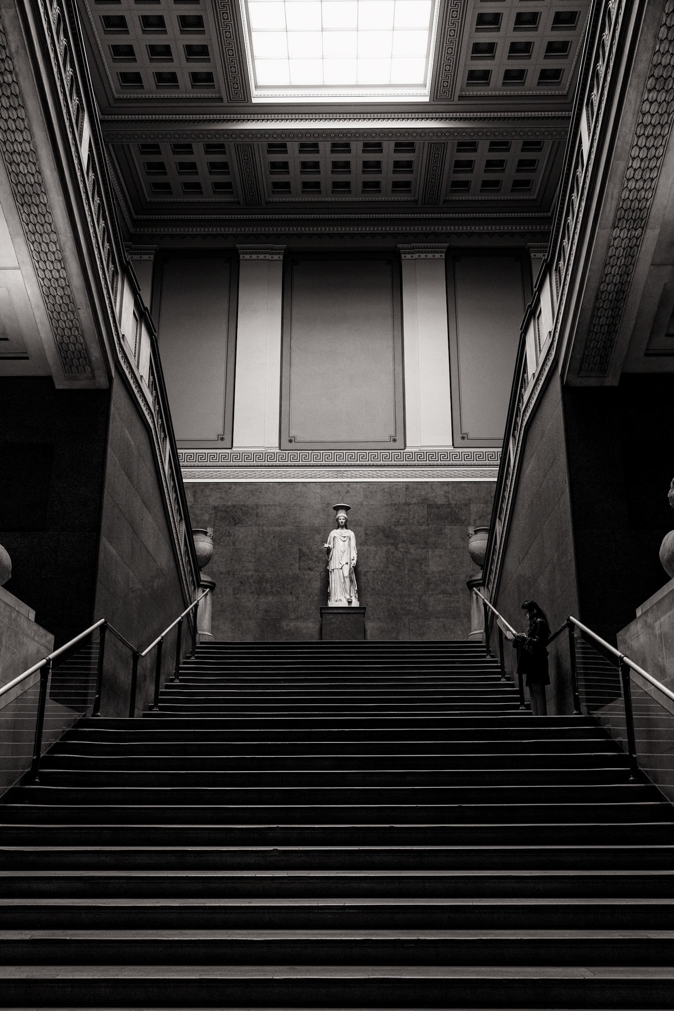 Inside the British Museum in London, England