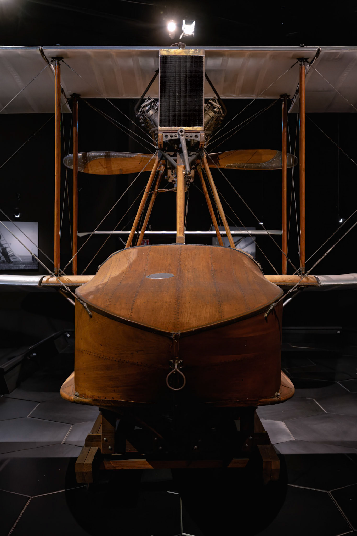 Curtiss MF Flying Boat at Omaka Aviation Heritage Centre in Blenheim, New Zealand