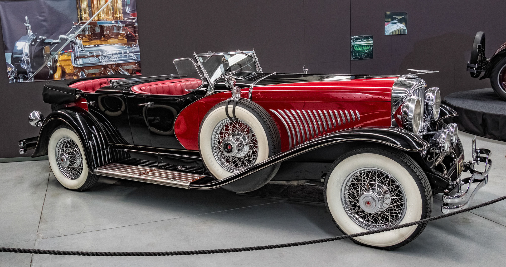 Duesenberg on display at Warbirds and Wheels in Wanaka, New Zealand