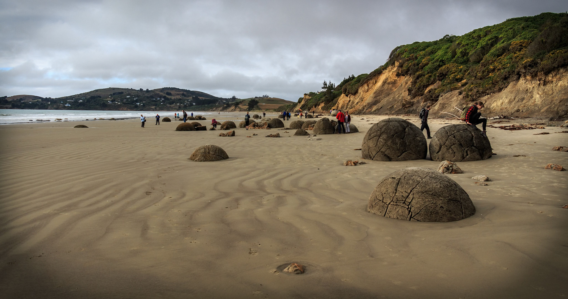 Moeraki Boulders Beach, New Zealand
