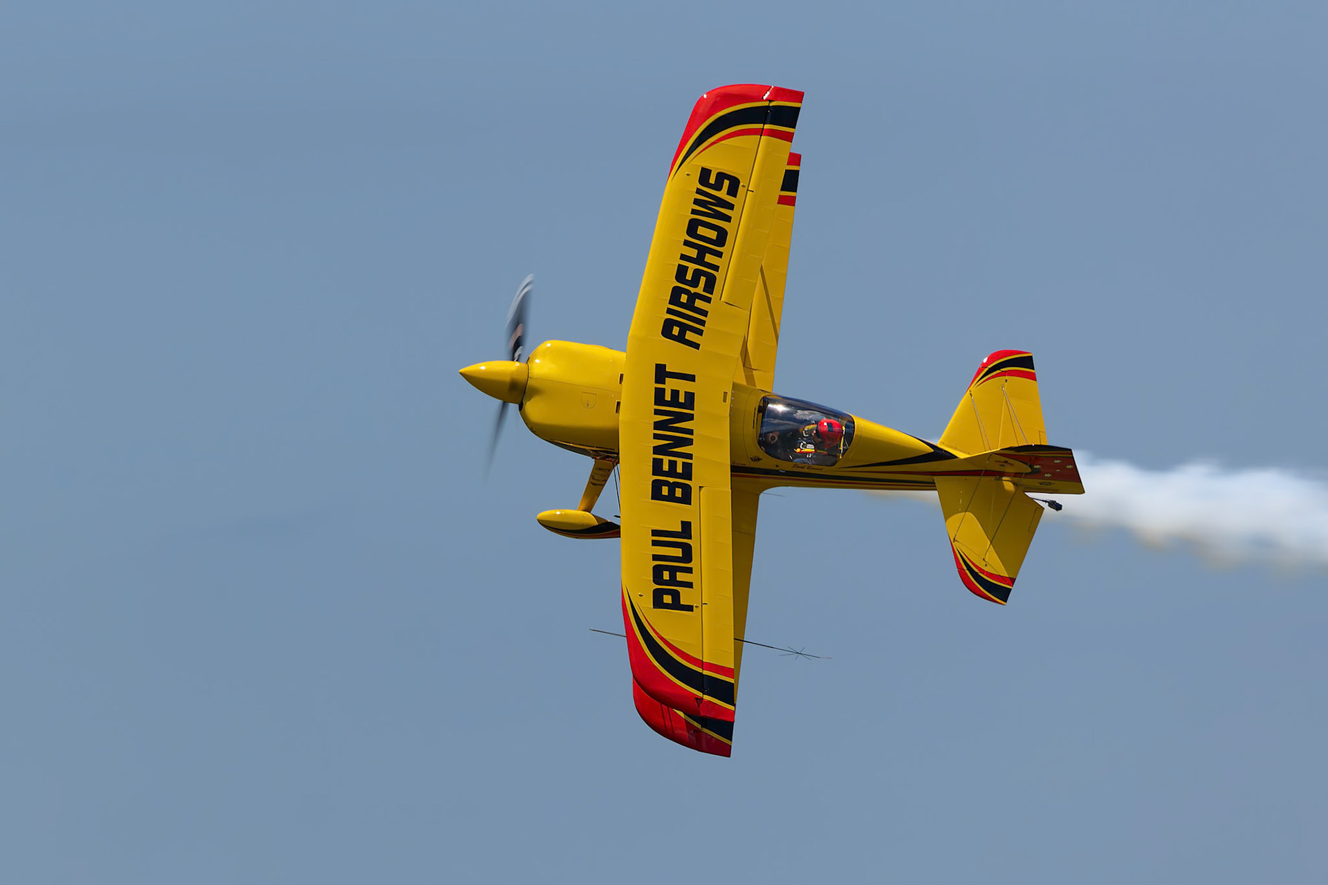 Paul Bennet in the Wolf Pitts Pro [VH-PVB] at the Barrington Coast Airshow in Taree, New South Wales, Australia. 9th of November, 2024