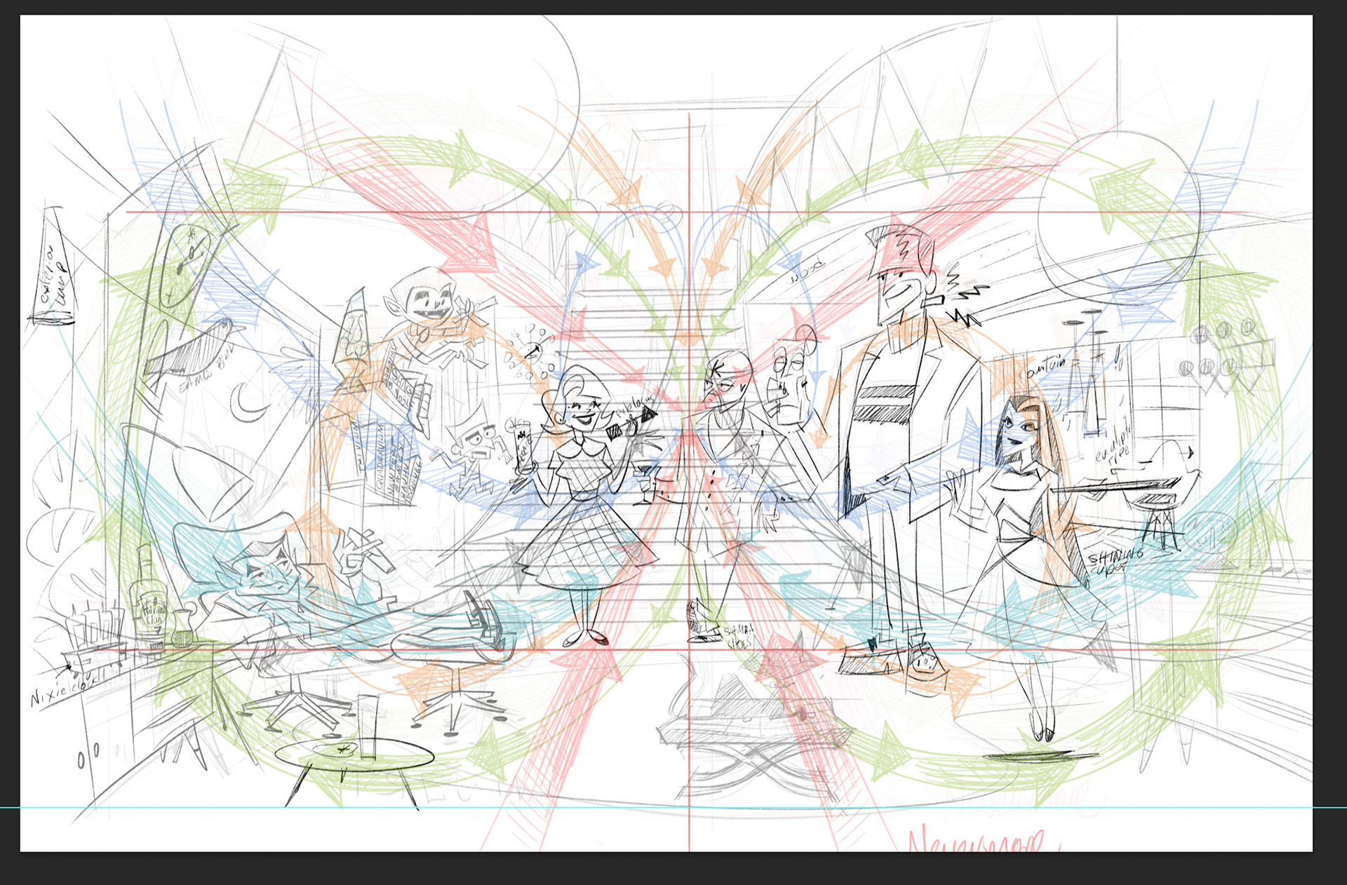 Nevermore, nevermore - layout