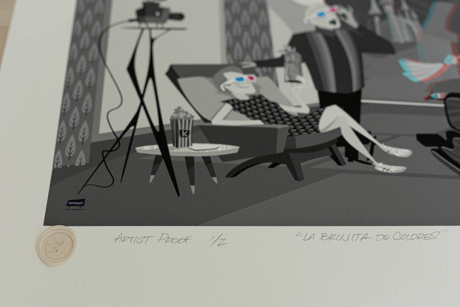 Hypnotic spell - Wax seal stamp detail