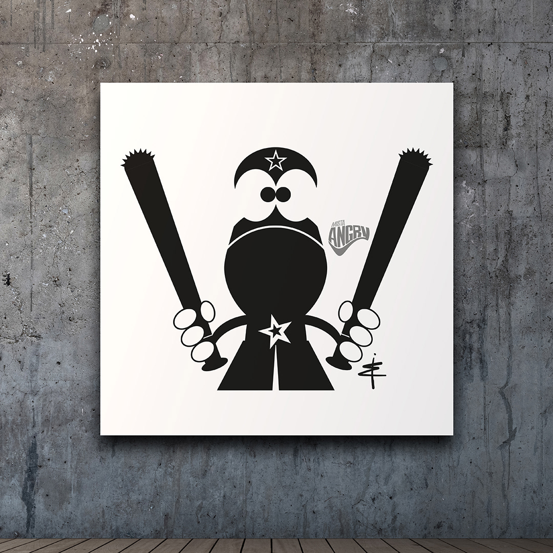 BASEBALL I PRINT I 50 x 50cm auf Aludibond