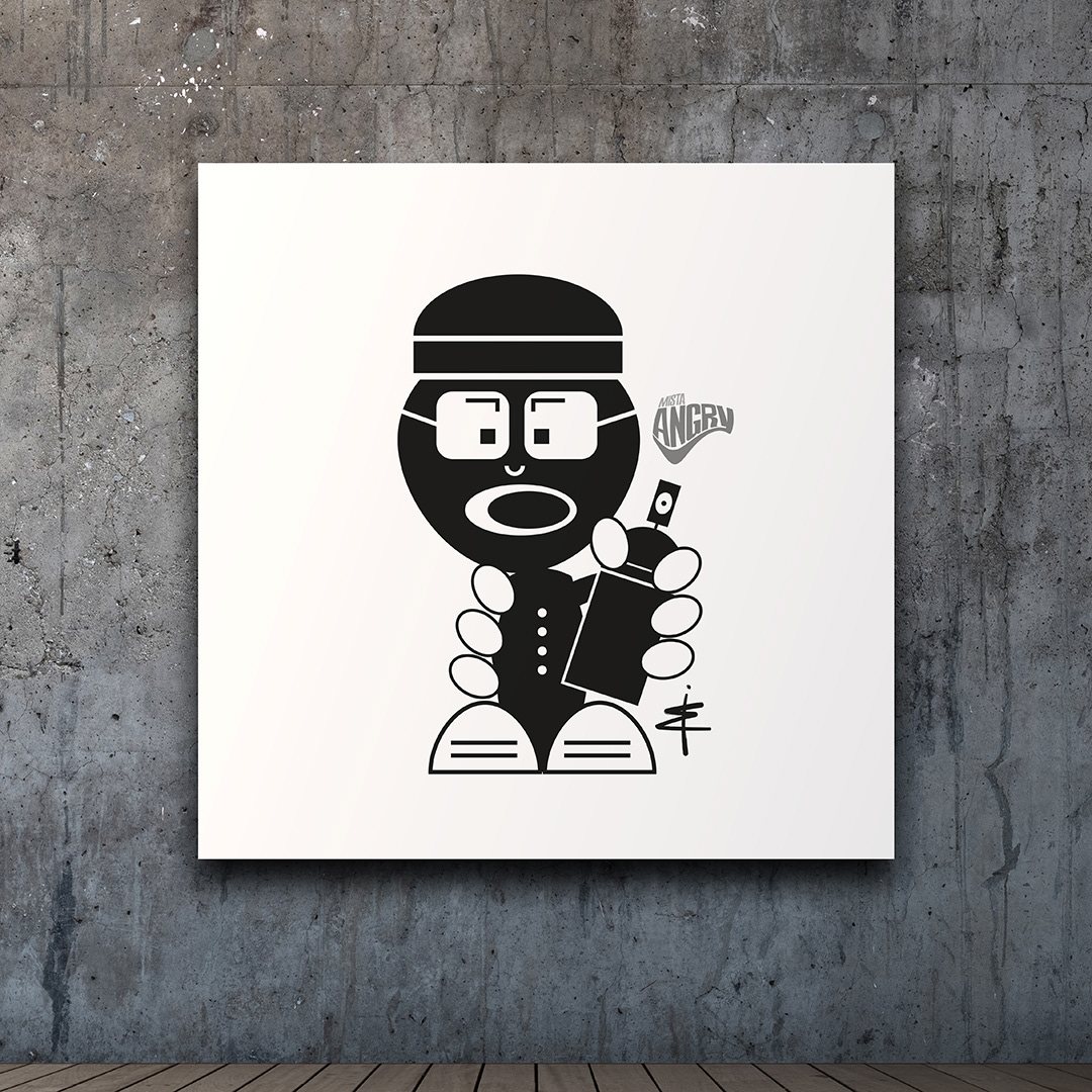 SPRAY I PRINT I 50 x 50cm auf Aludibond