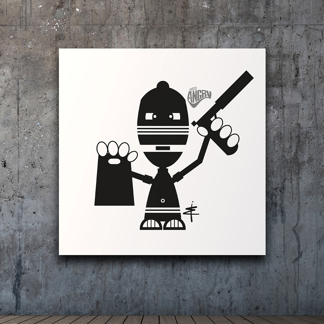 BÄNKER I PRINT I 50 x 50cm auf Aludibond