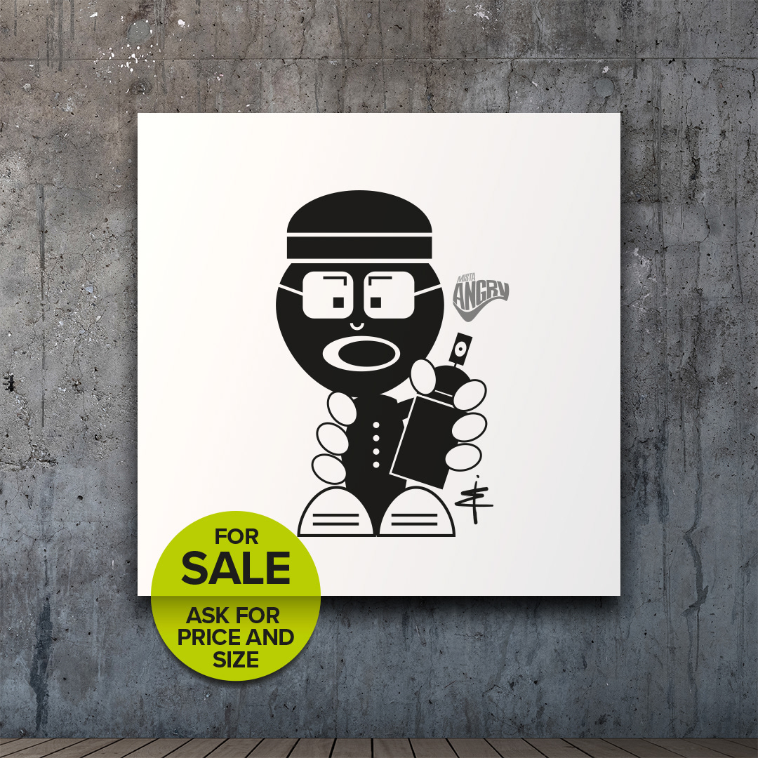 KLICKKLACK - Alu-Verbundplatte weiß / silber / Format ab 30 x 30cm