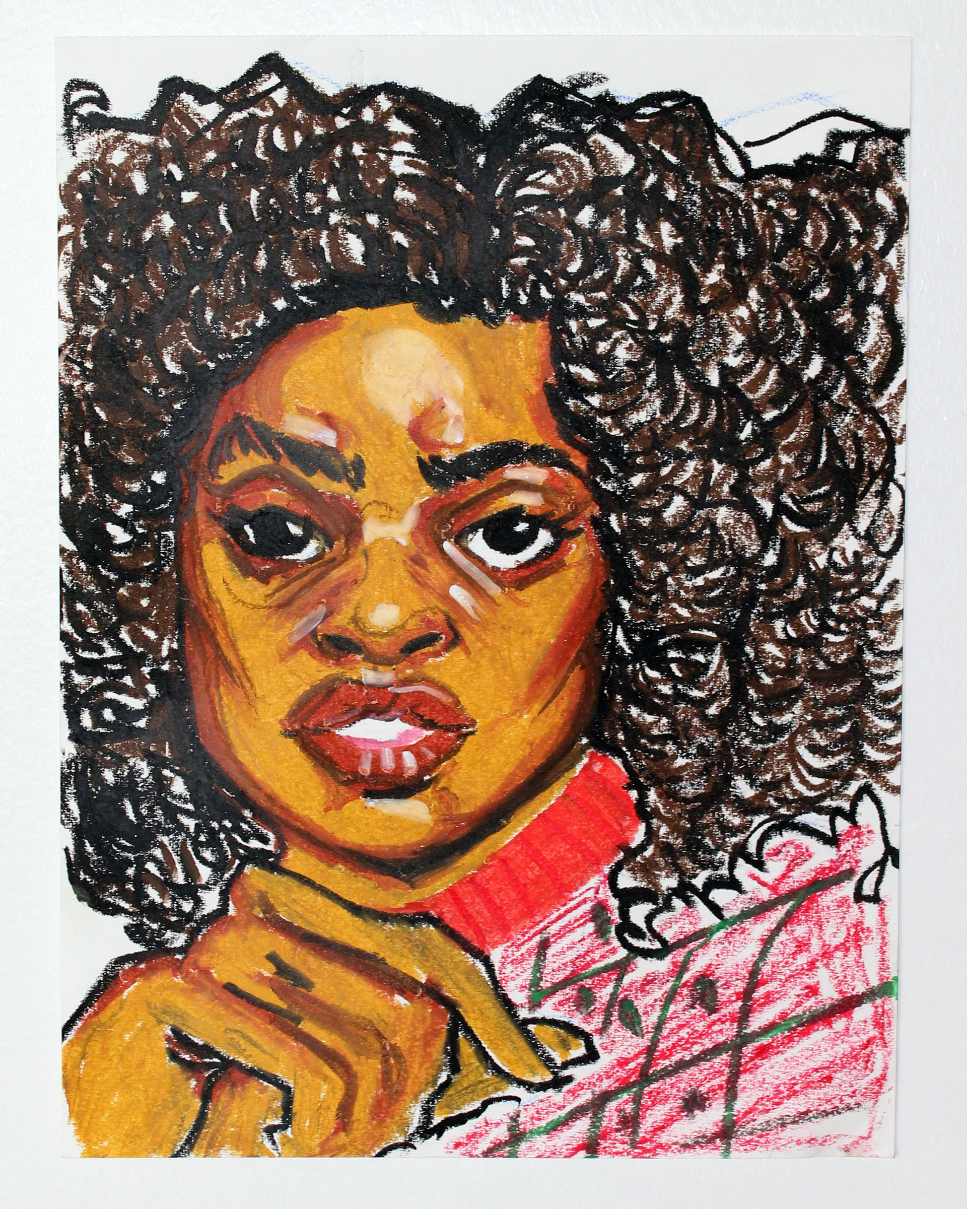 "Self Portrait 3" | Oil Pastel | 2023