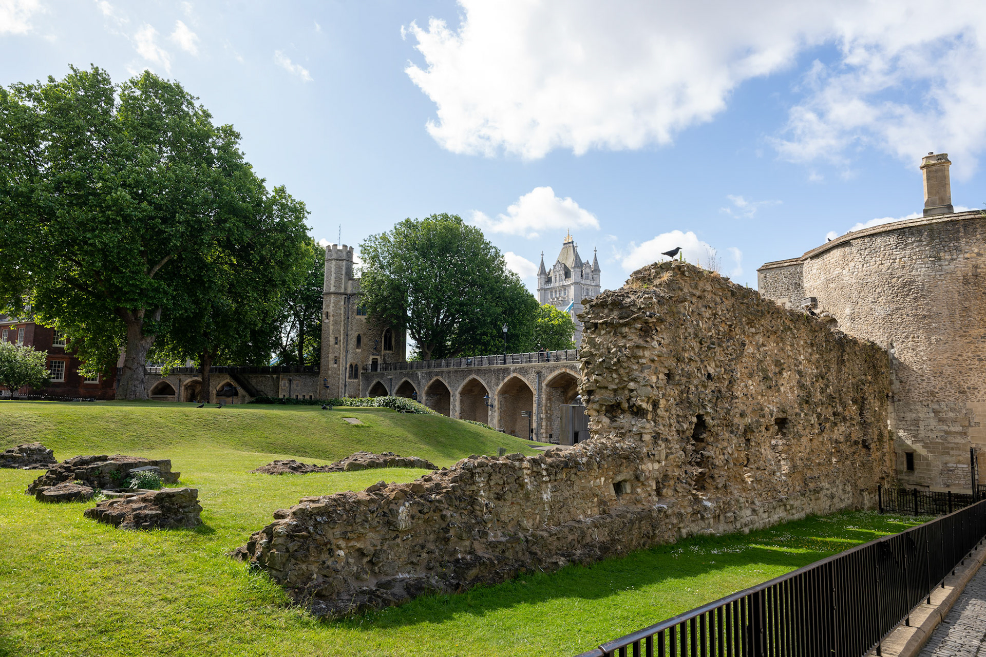 Tower of London ruin