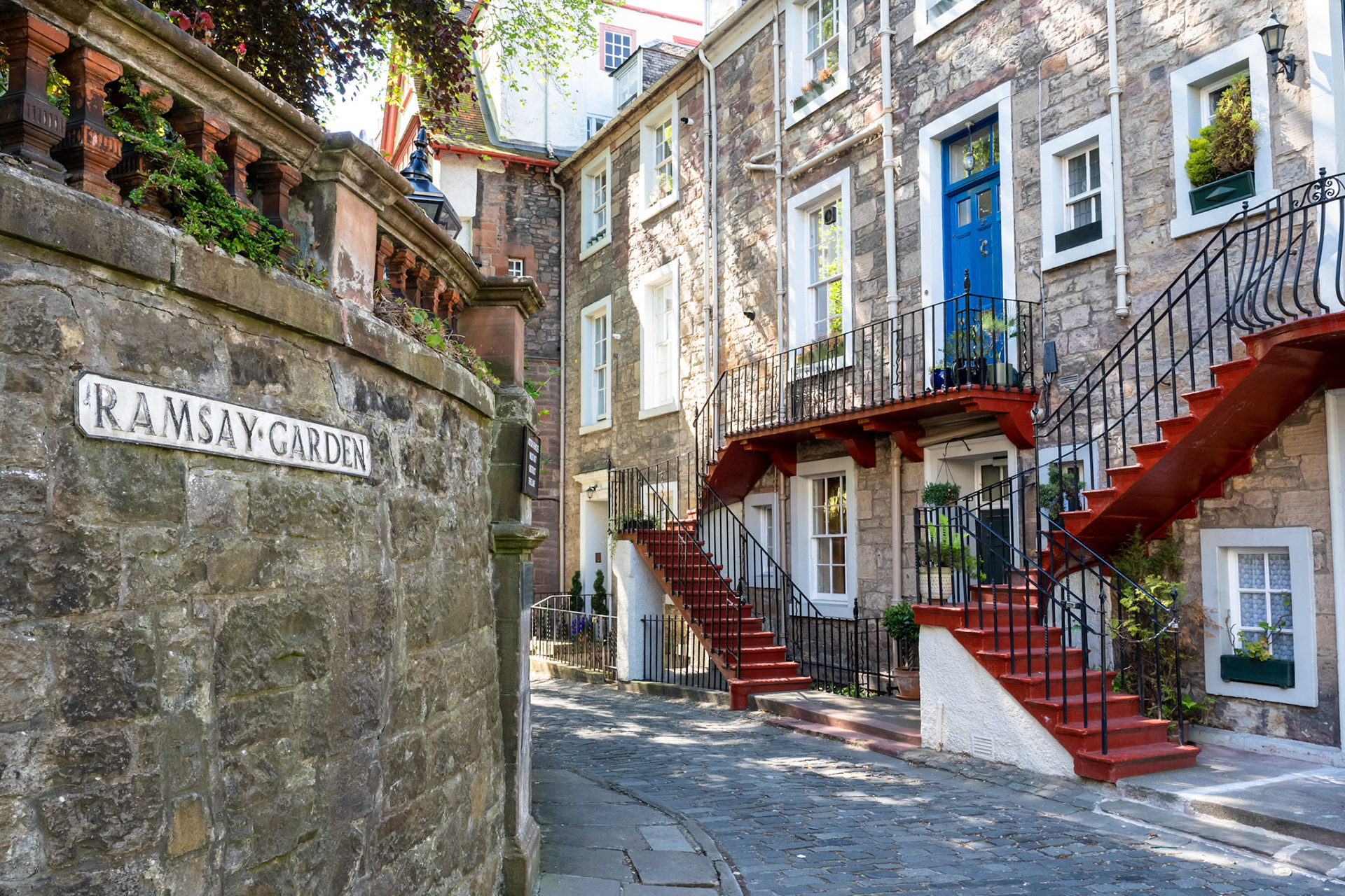 Ramsay Garden Edinburgh Scotland