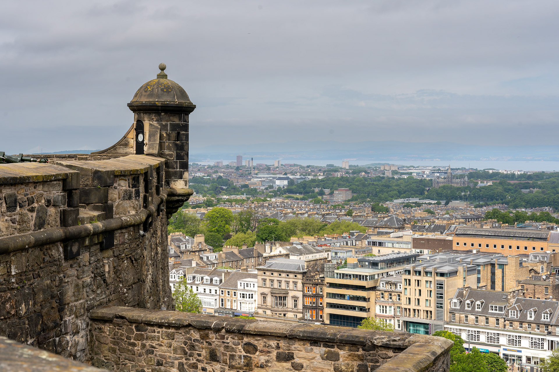 Edinburgh from the Castle