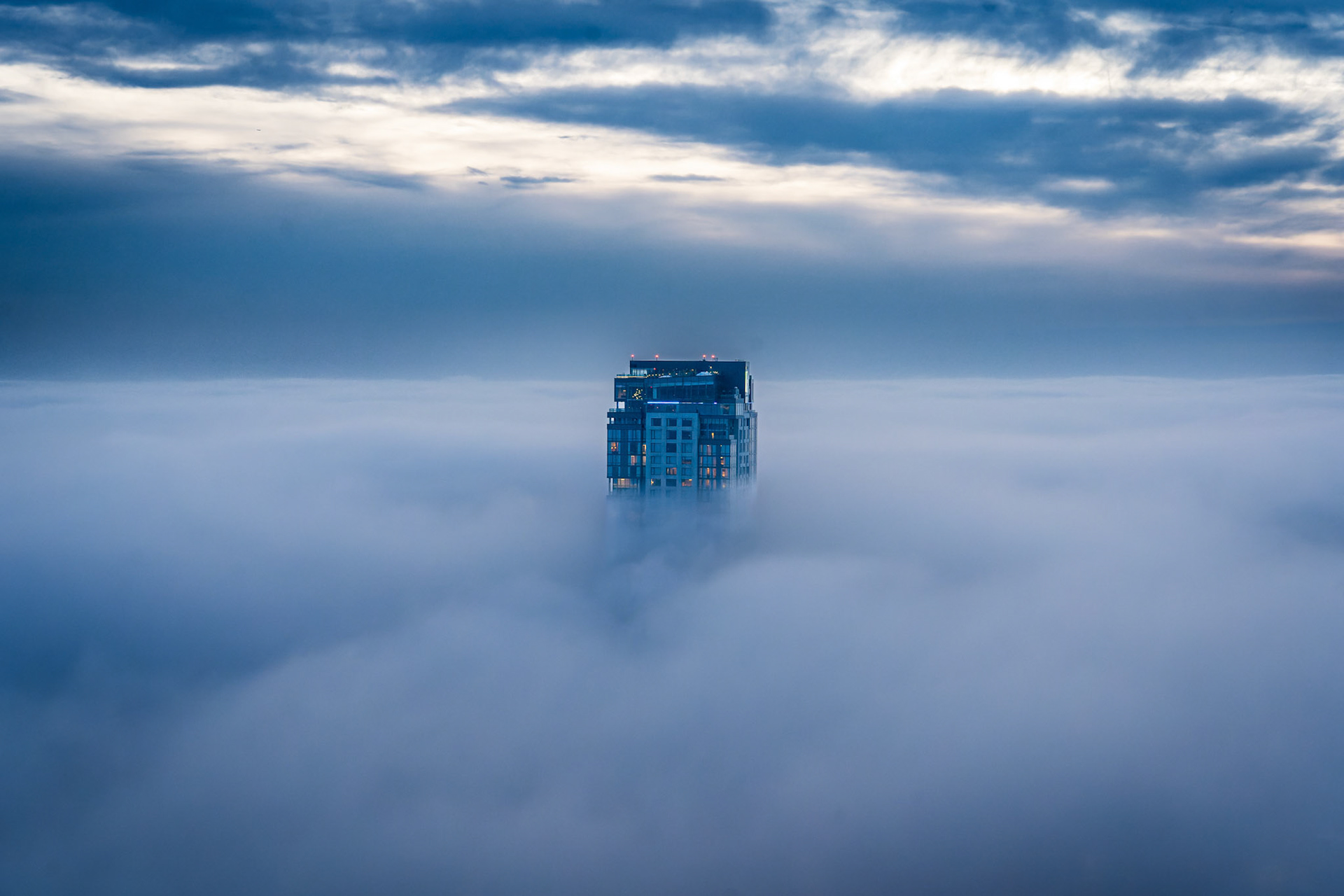 Head above the clouds