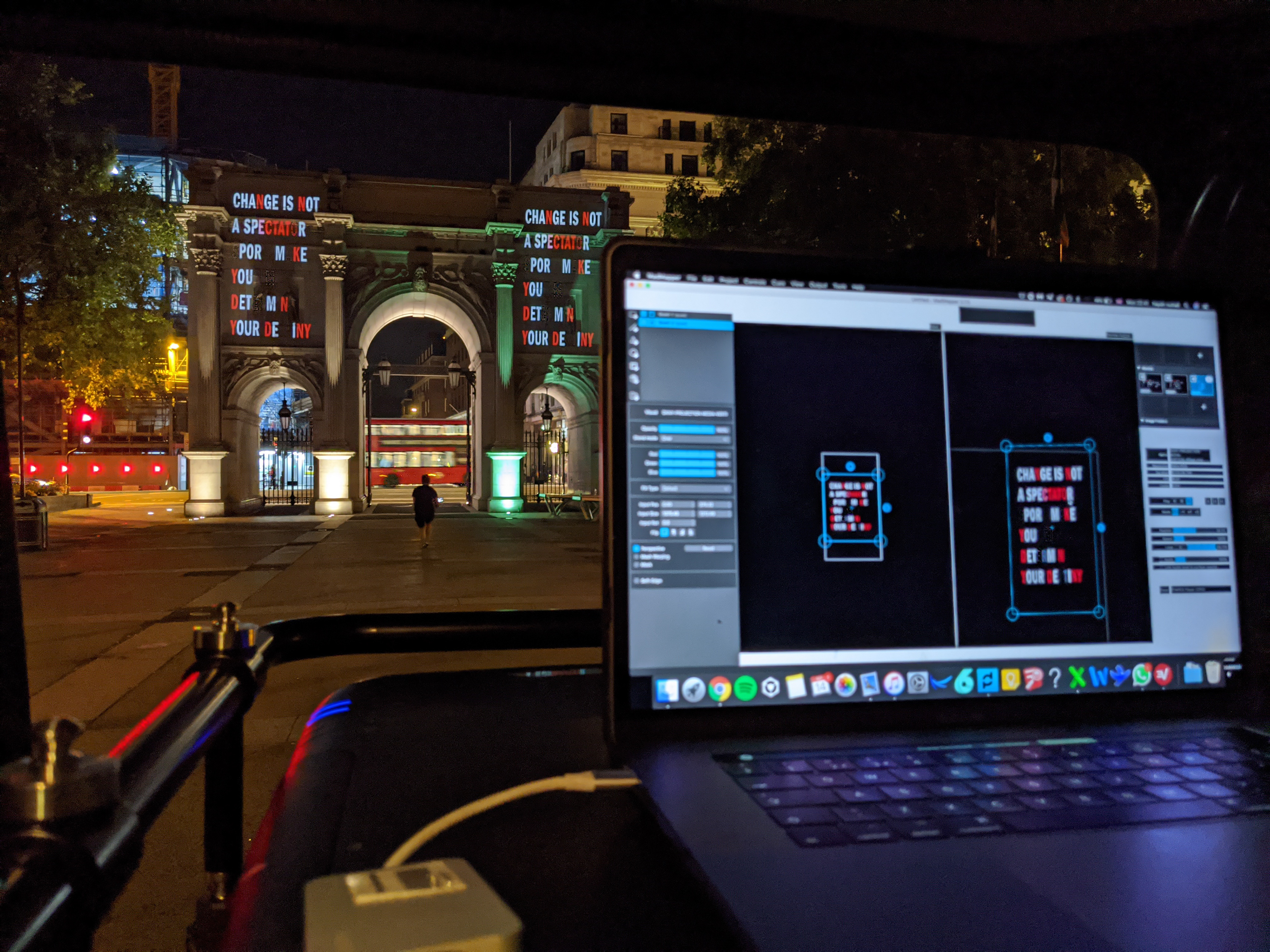 DKNY Guerilla Projections