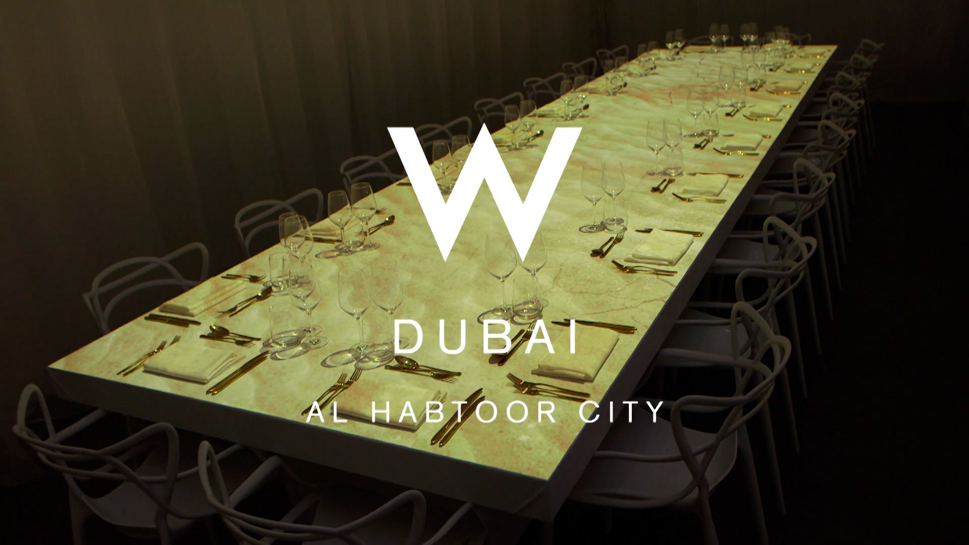W hotel - Immersive dinning experience