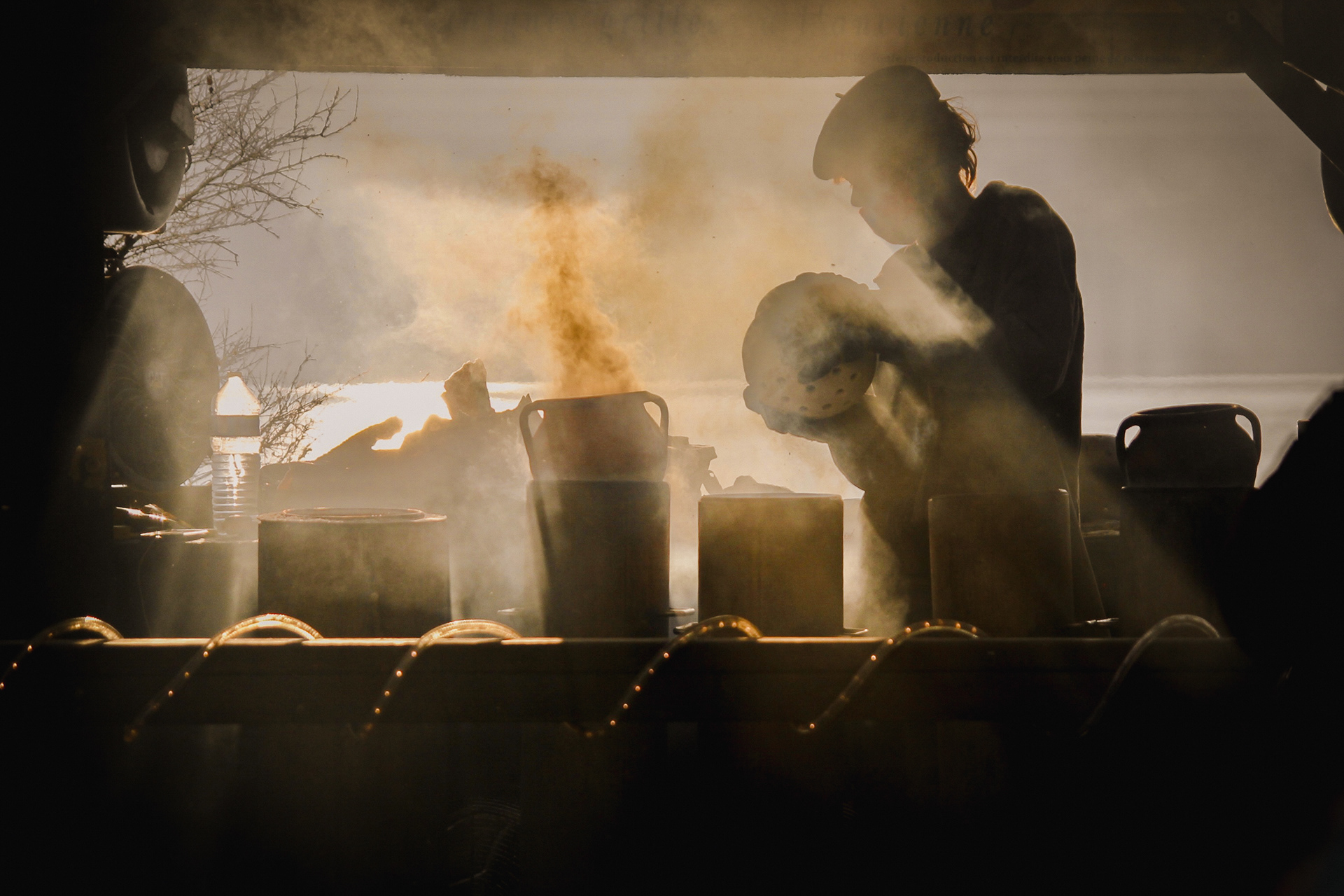 Christmas fair in Montreux, Switzerland