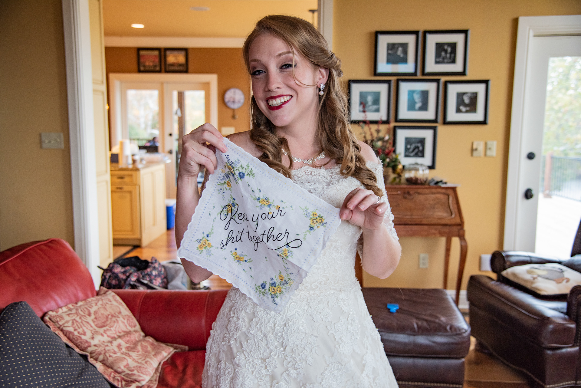 Funny Wedding Photo by Published Wedding Photographer Lexington Ky