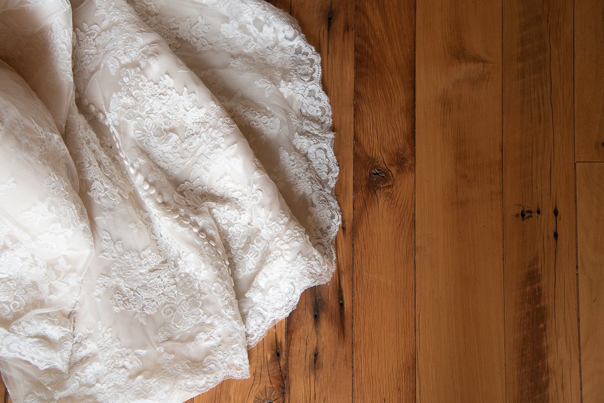 Artistic Images of Wedding dress details by Lexington Ky Wedding Photographer Davron Bowman