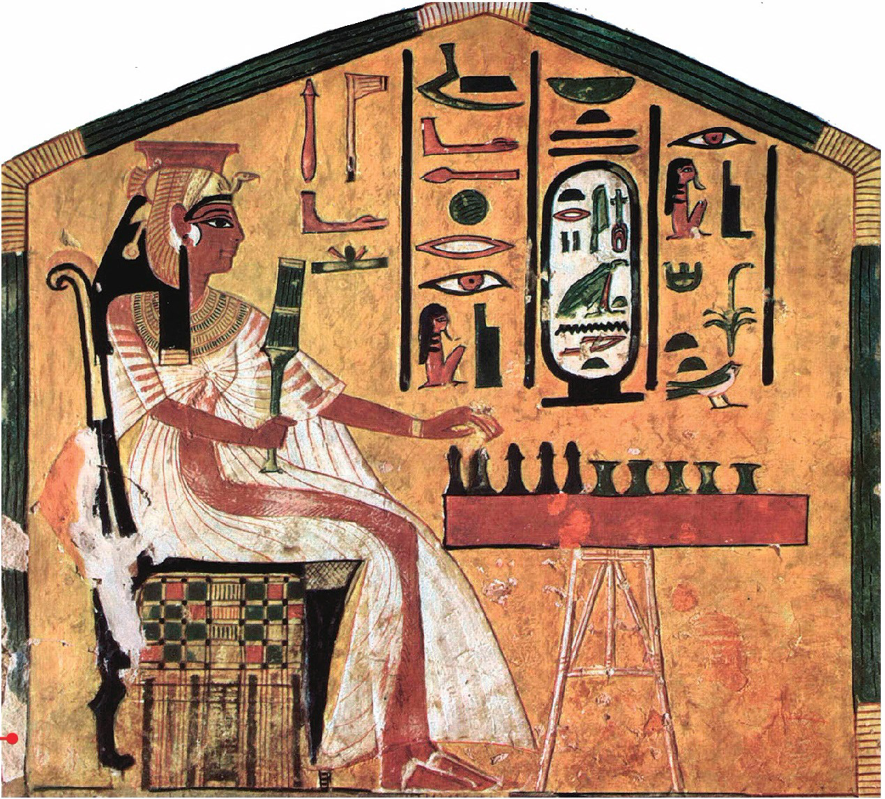 la Regina Nefertari, gioca a Senet_tomba QV66