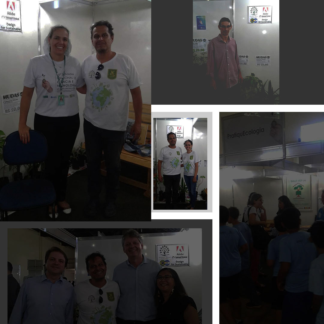 Marina Dobashi e Jaime Verruck (Secretario Geral do Estado de MS)-Semana Nacional de Ciência e Tecnologia 2019