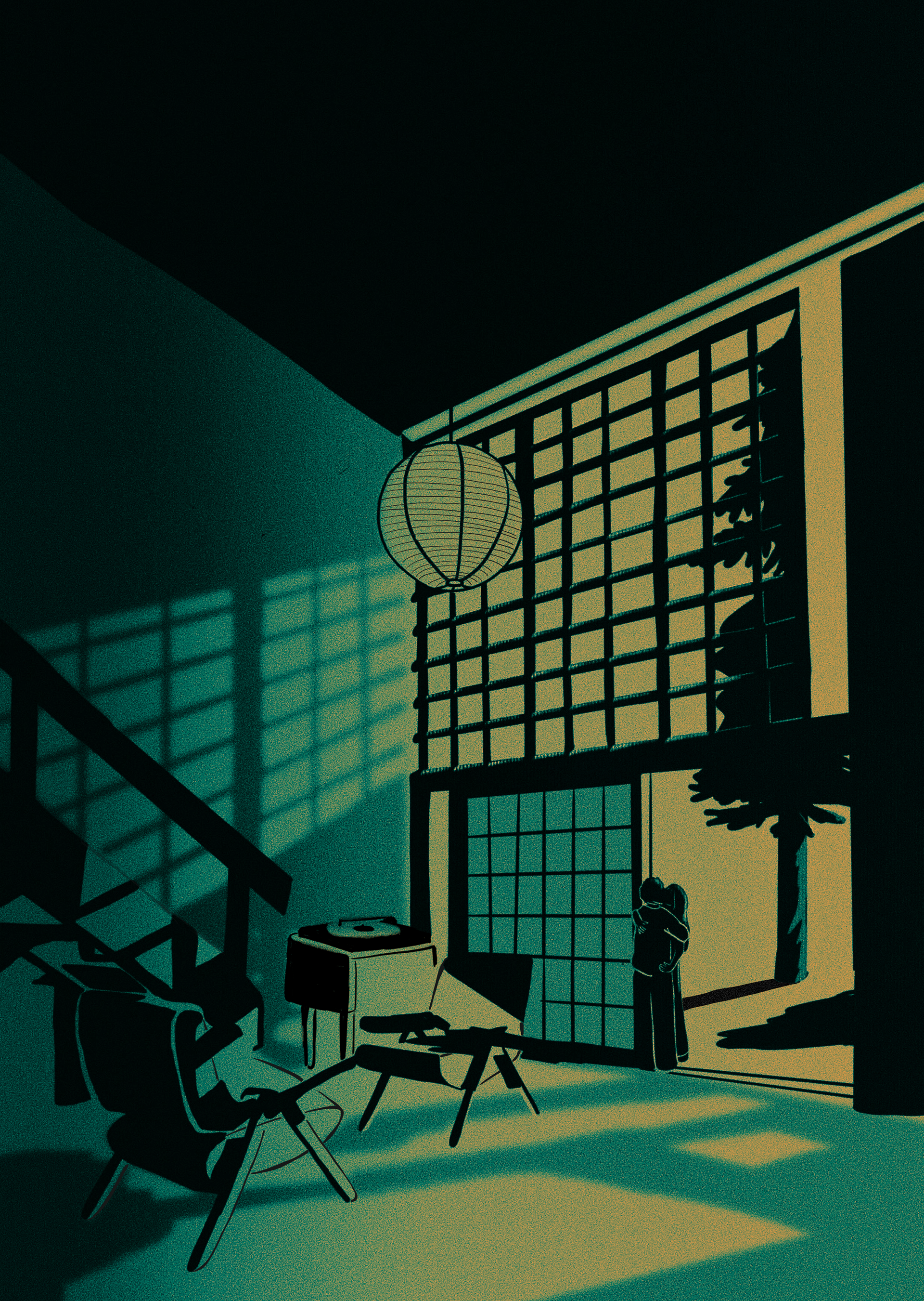 Illustration inspired by novel - contact