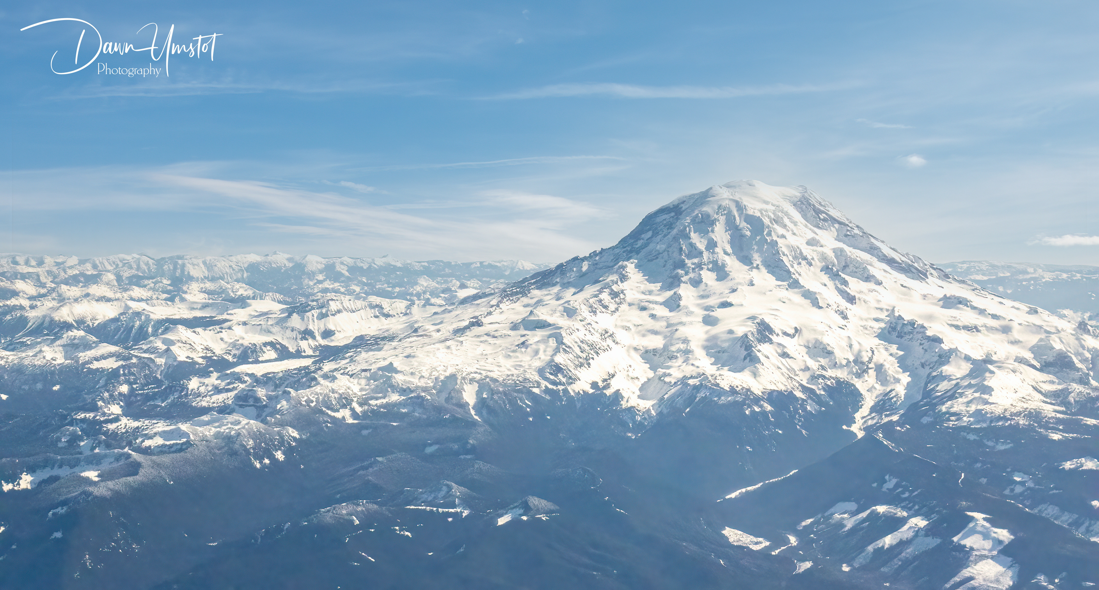 Mt Rainier Flyover