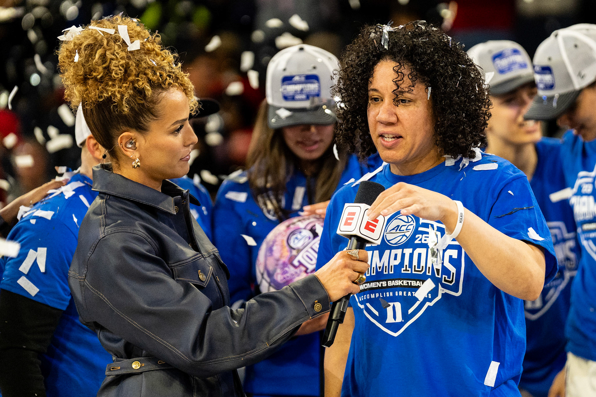 DUKE's Women Basketball Head Coach Kara Lawson