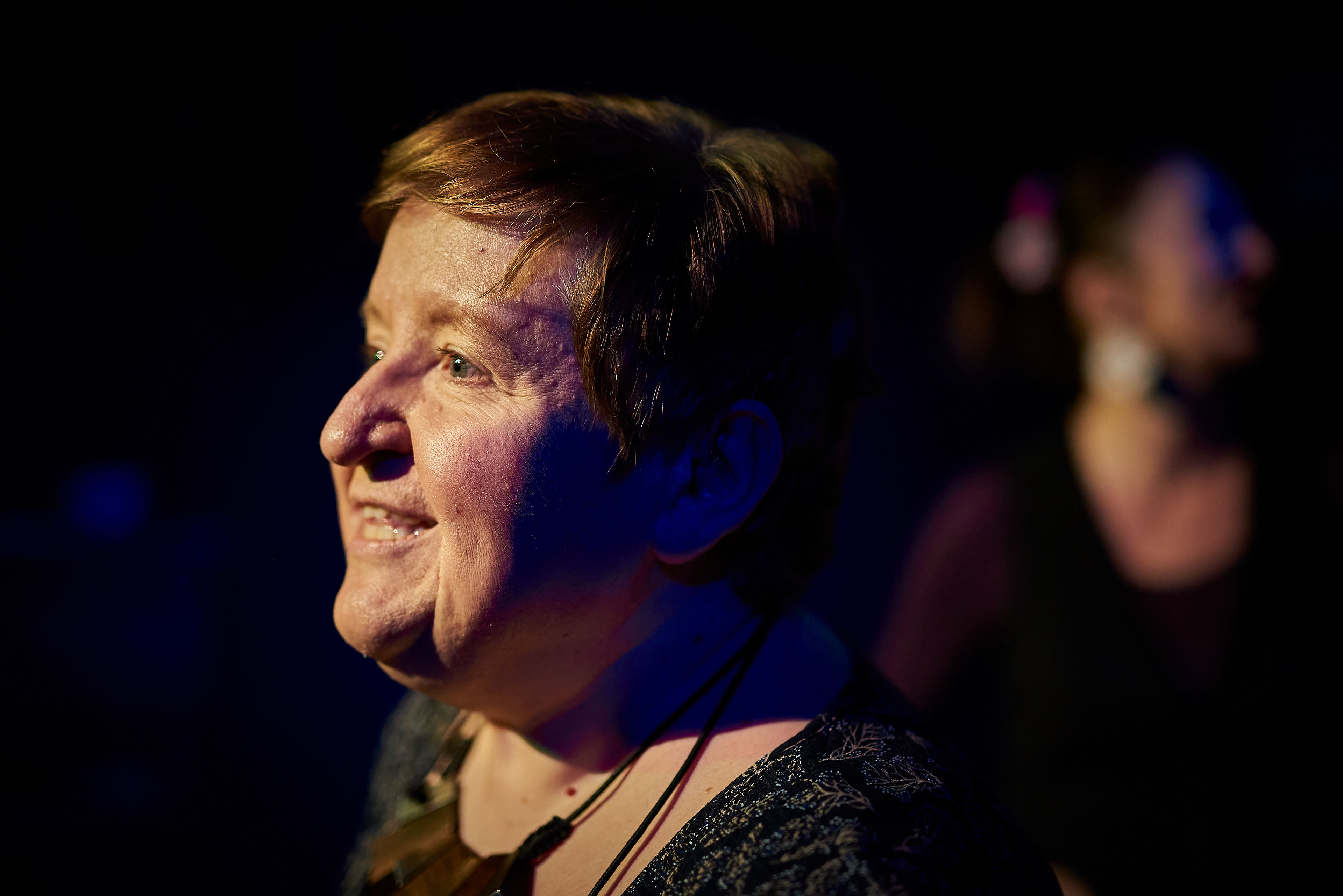 Theater Matte: Chorprobe, Cornelia Grünig