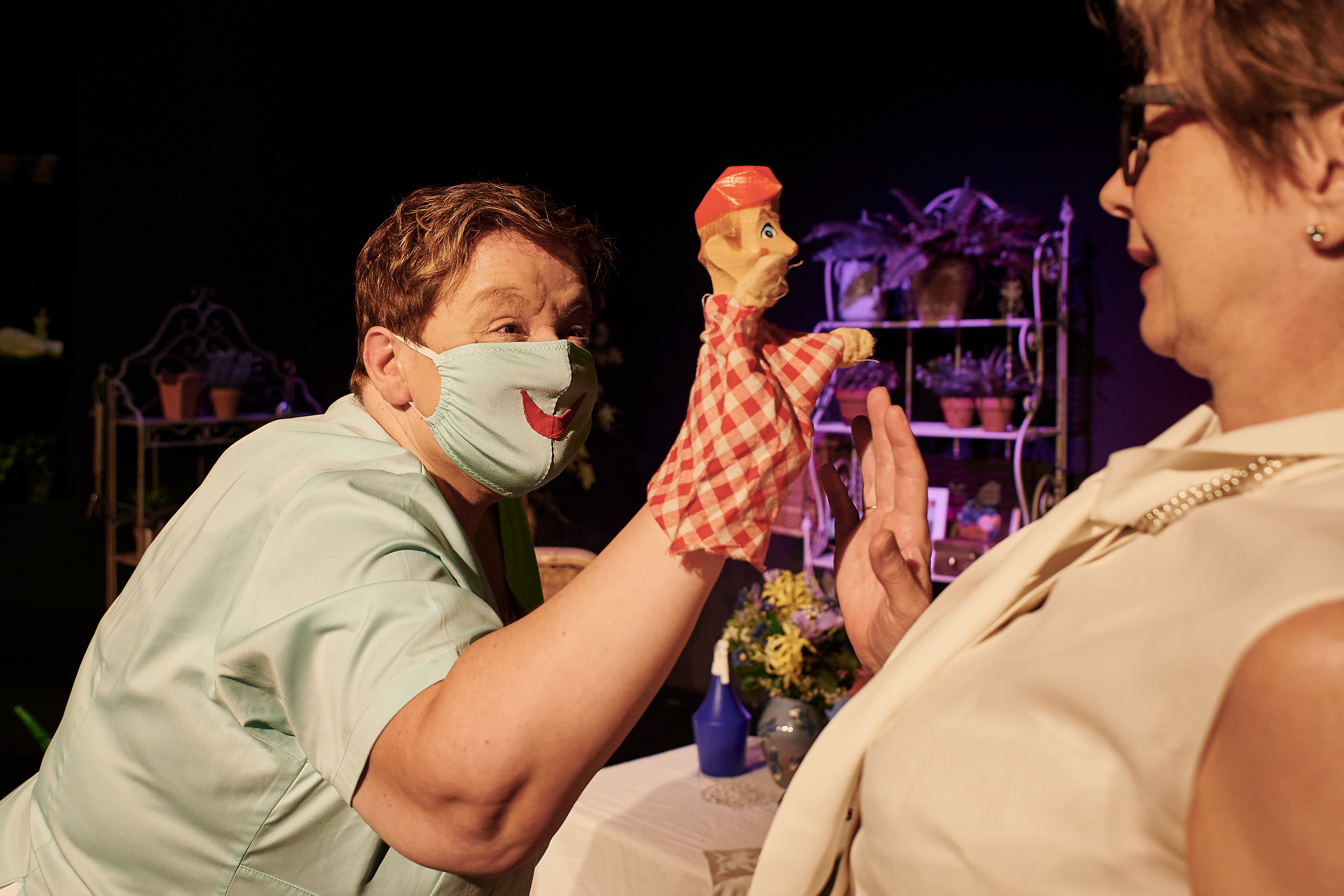 Theater Matte: Die Maria und der Mohamed, Cornelia Grünig, Barbara Seidel