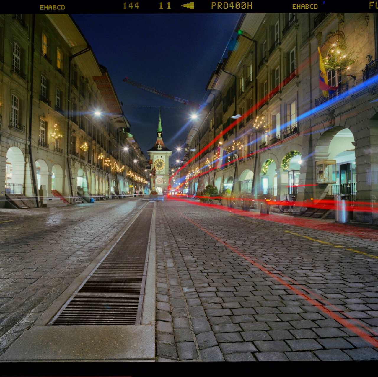 Fuji 400H Pro mit Mamiya 7 (2 Minuten Belichtung)