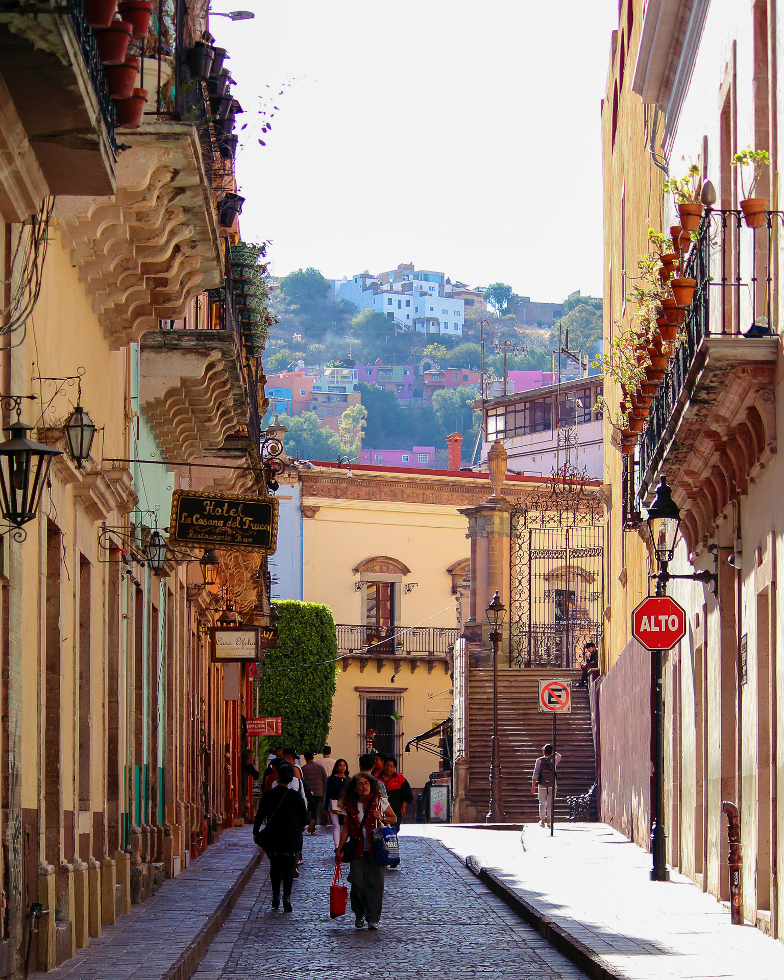 Perspectiva | Calle El Truco, Centro Histórico, Guanajuato, México.