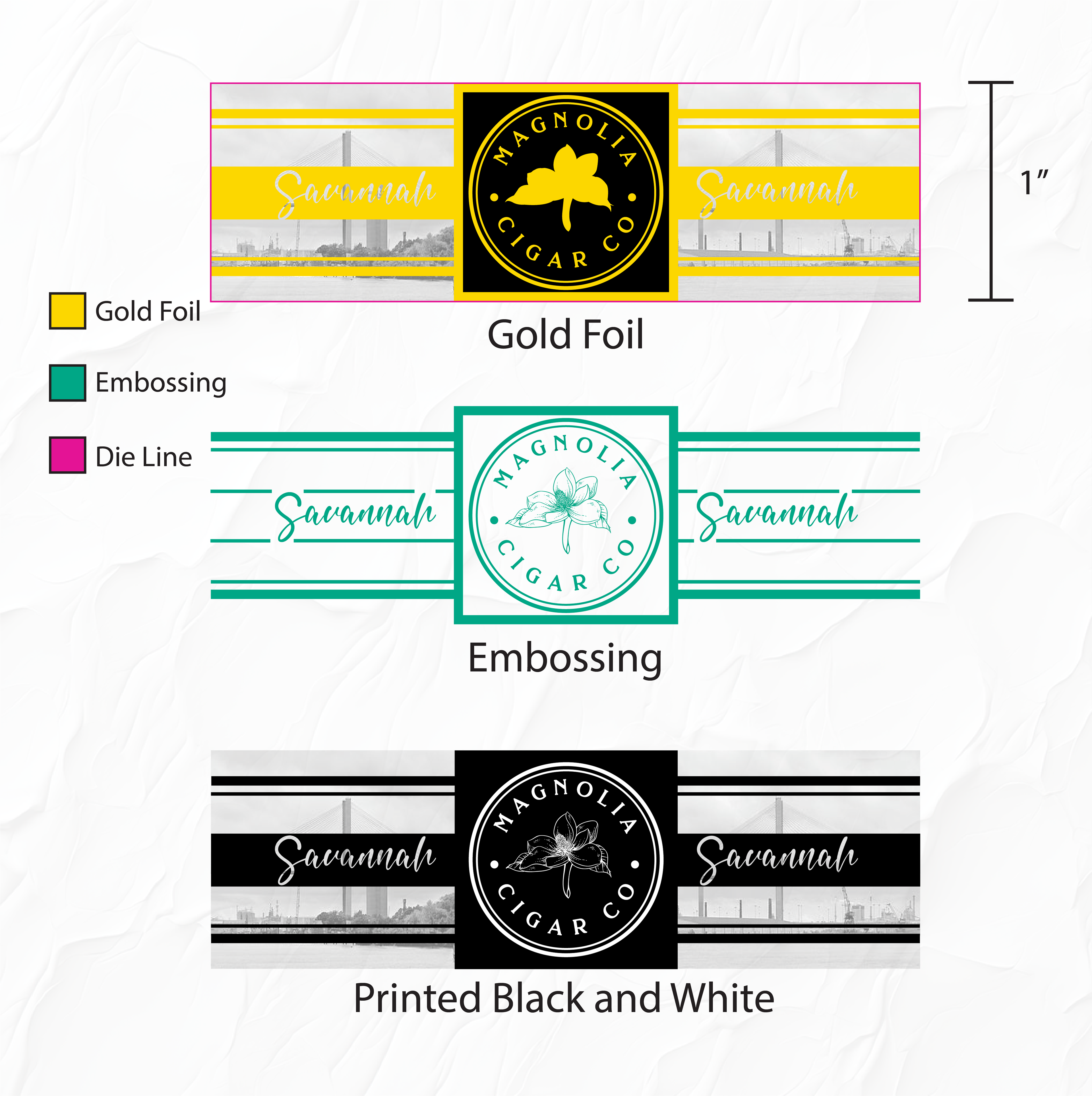 Magnolia Cigar Co.  Band Design