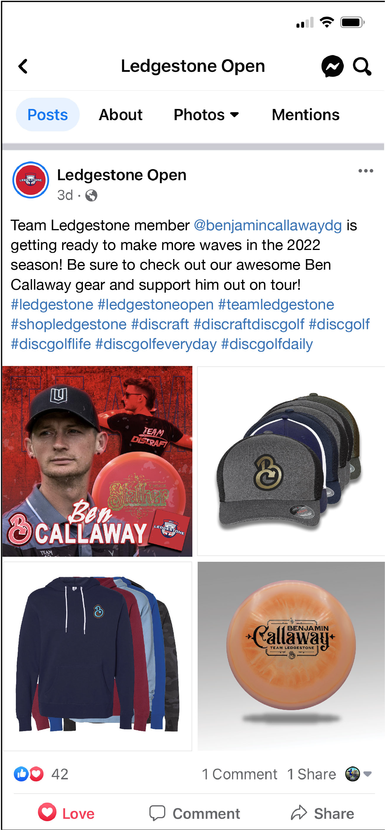 Hole 9 Sample Post FB Ledgestone