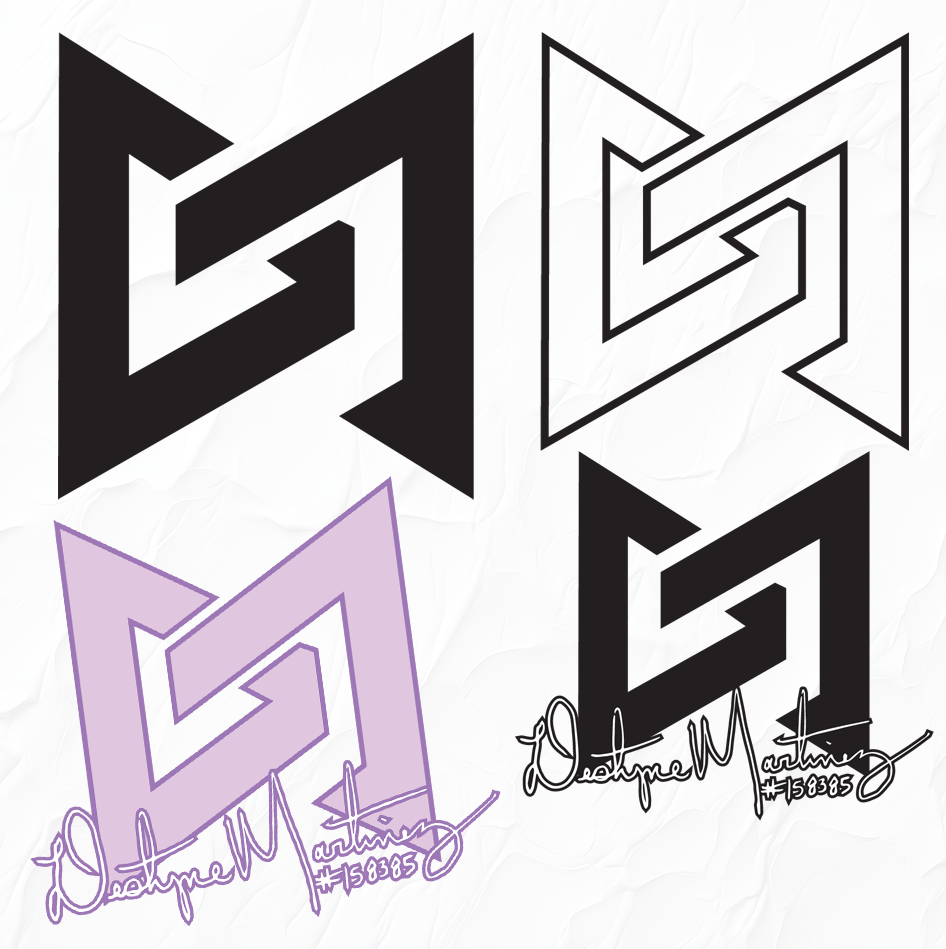 Destyne Martinez Disc Golf Logo