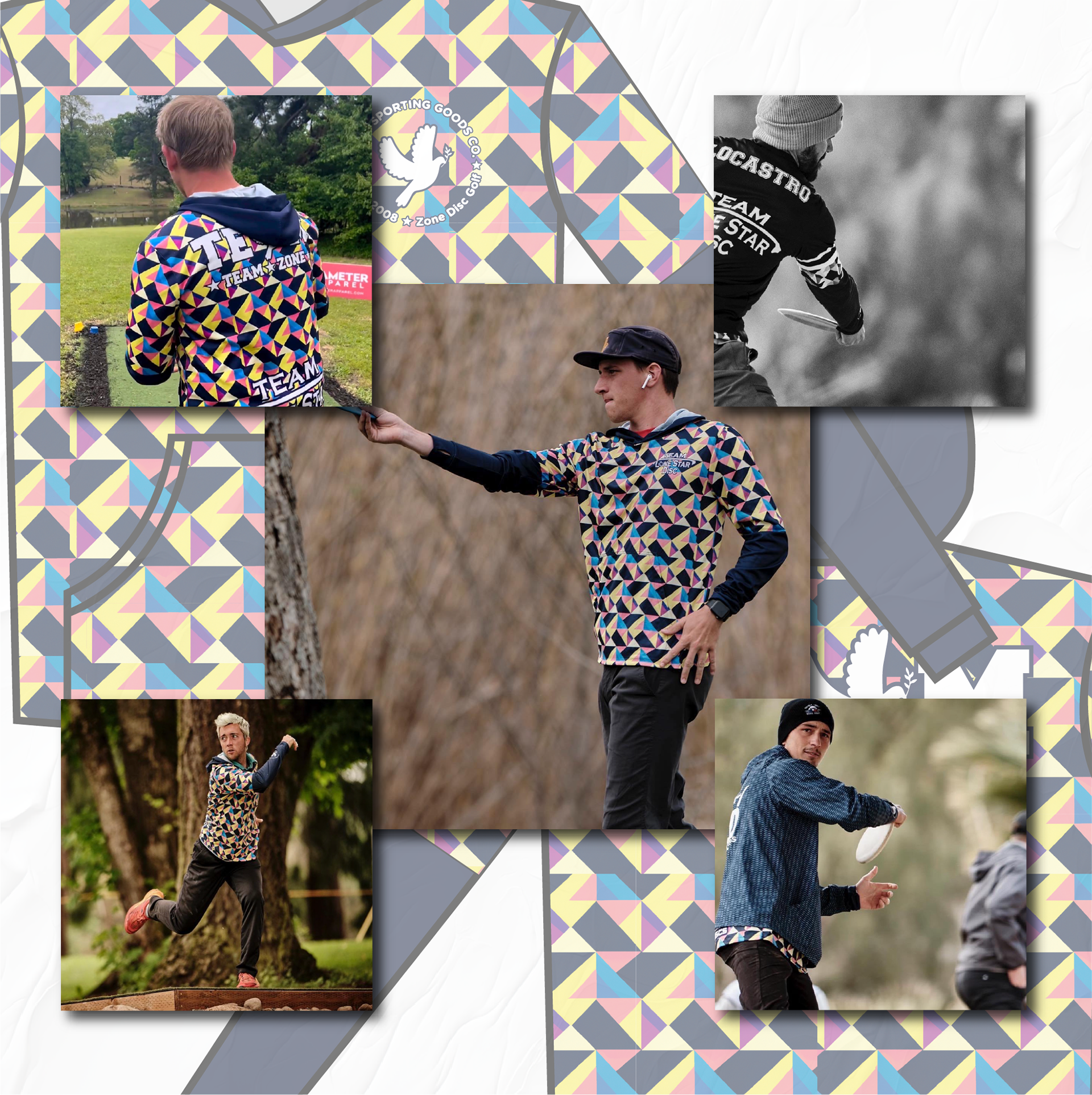 Zone Team Pros Wearing Sun Hoodie Design