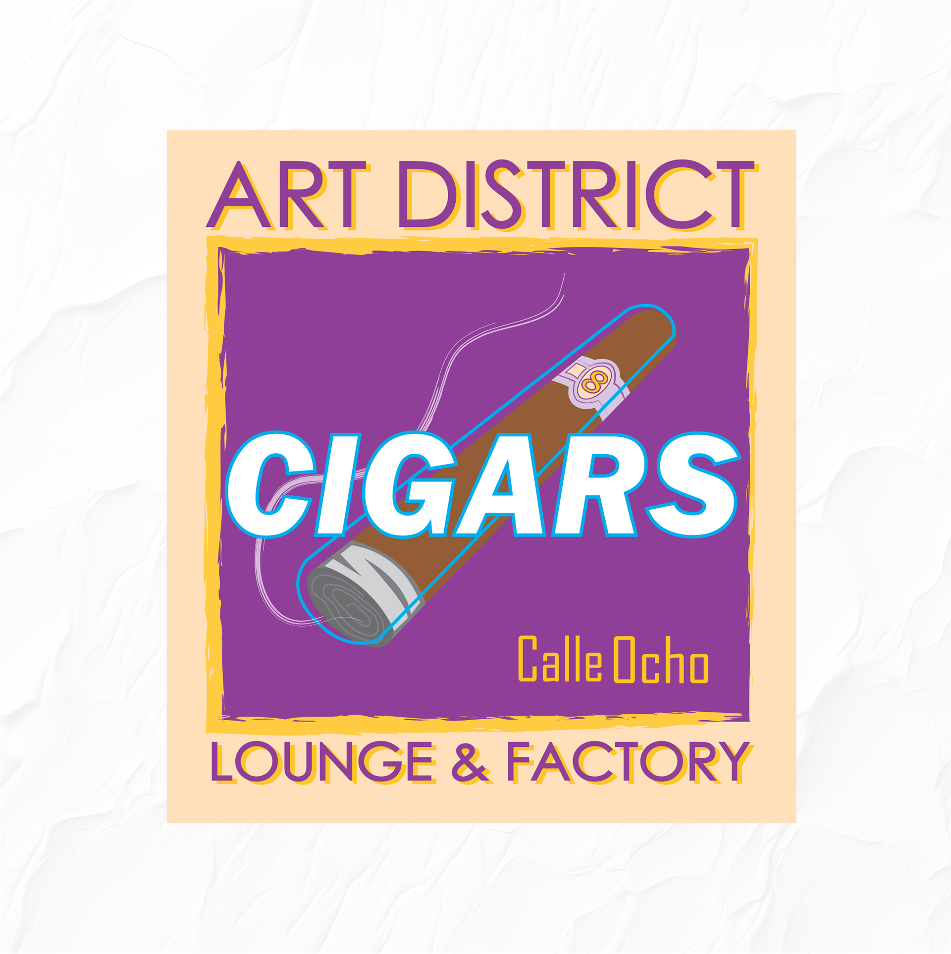 Art District Cigars Wall Mural
