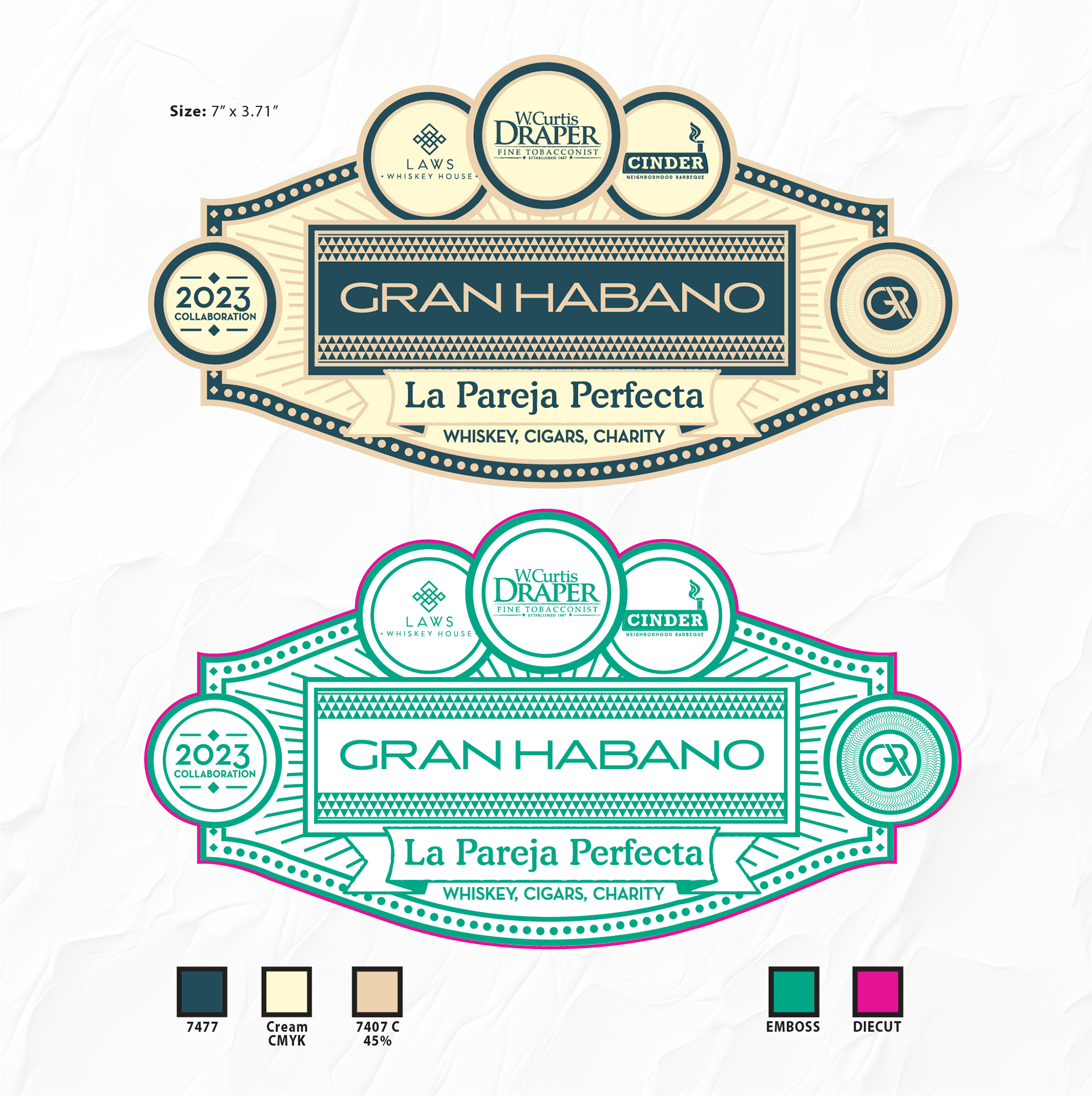 La Pareja Perfecta Box Sticker