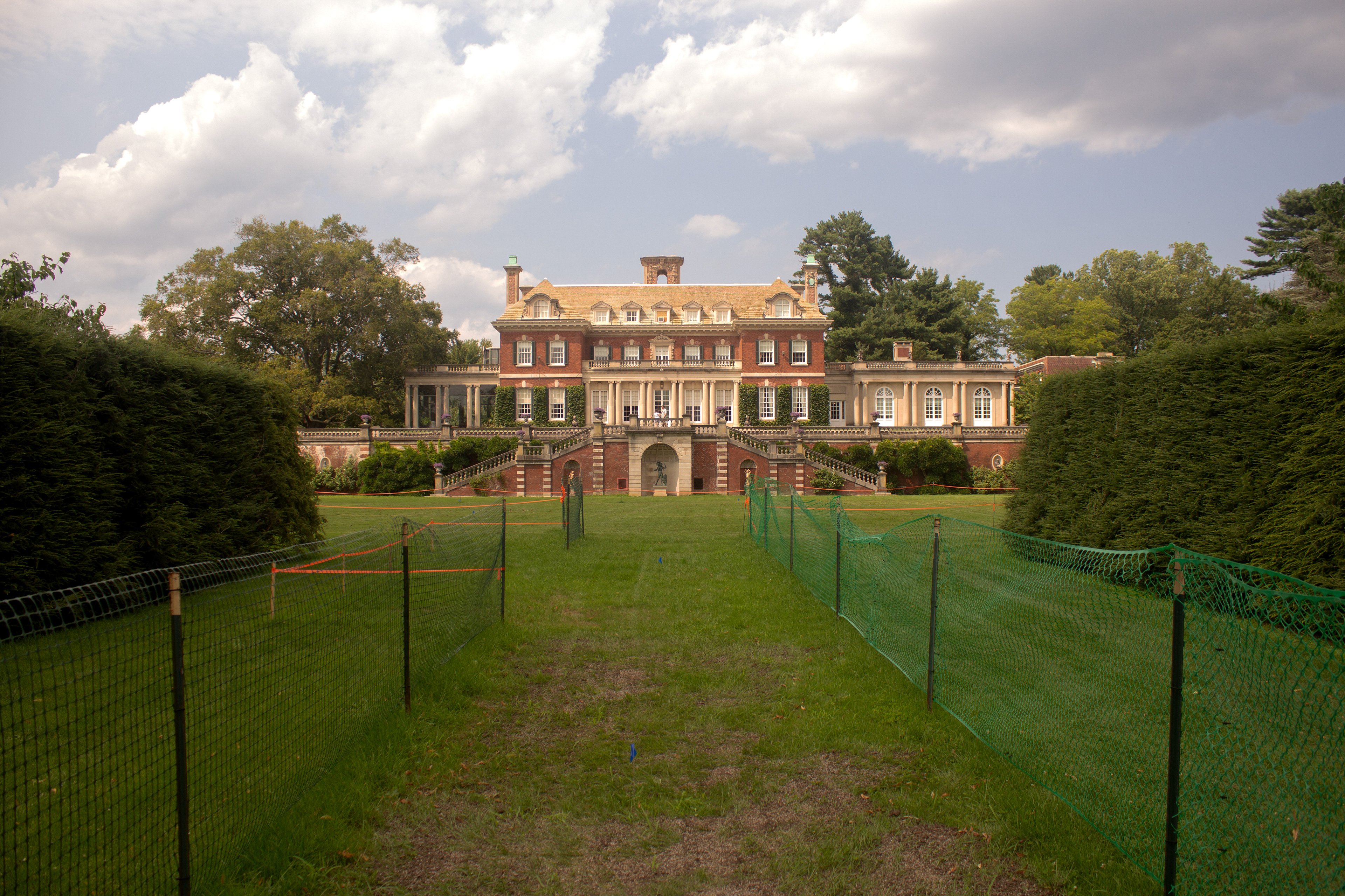Another back view of the Westbury House. Old Westbury, NY.