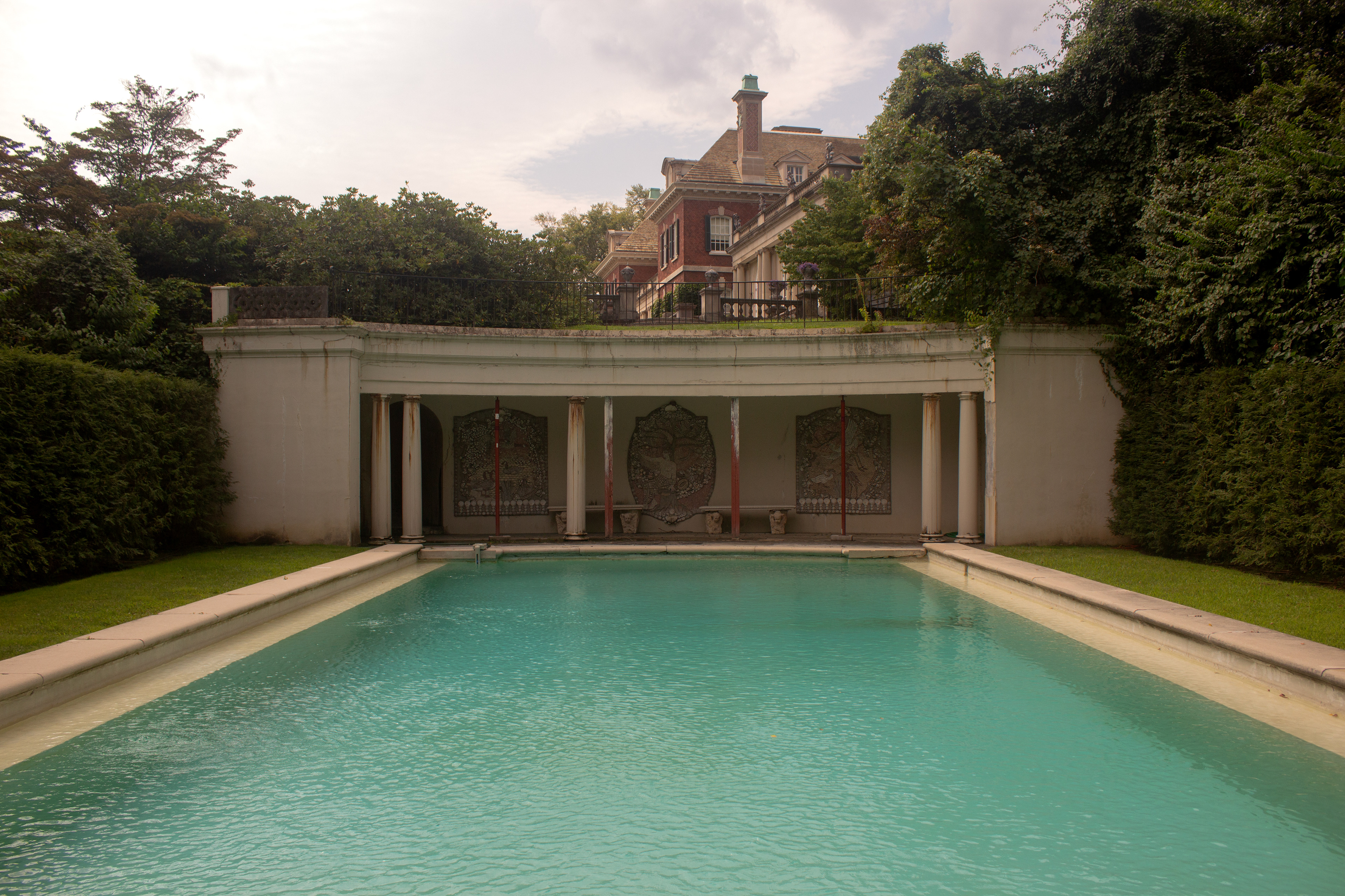 The Swimming Pool of the Westbury House. Old Westbury, NY.